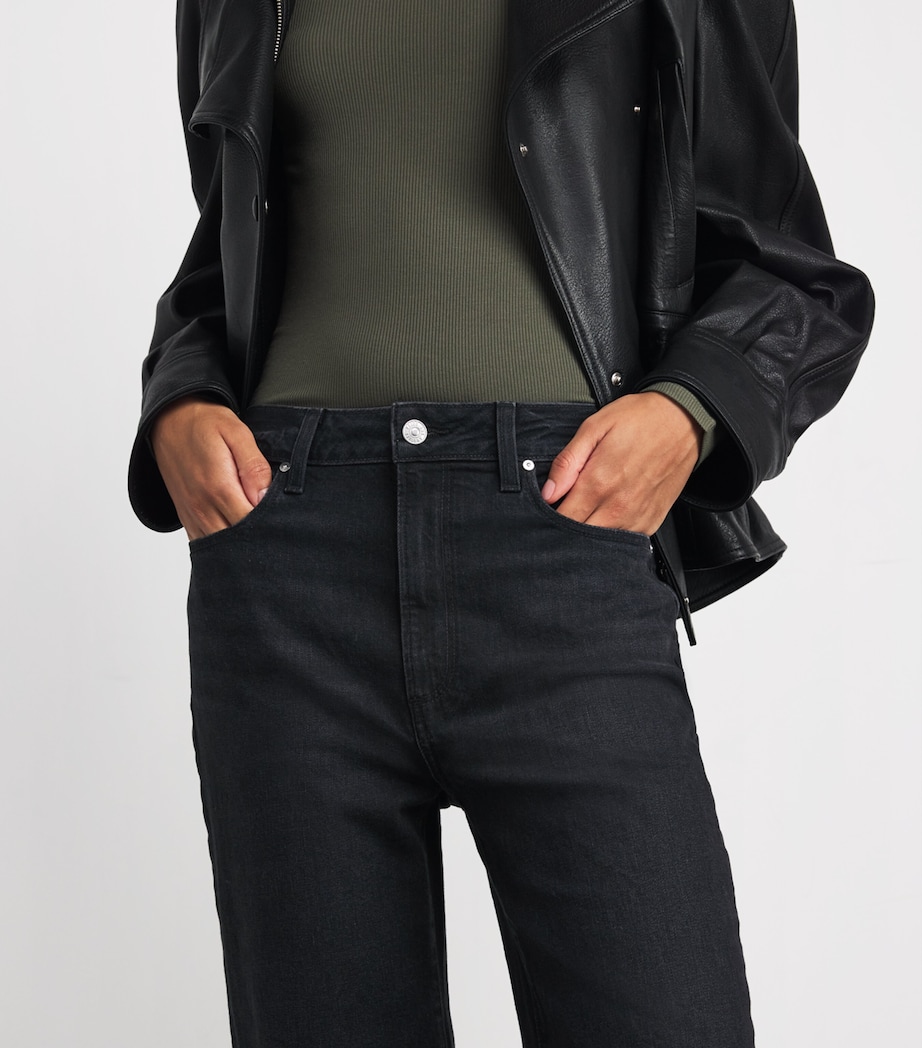 Stevie High-Rise Straight Jeans BLACK VOID Image 6