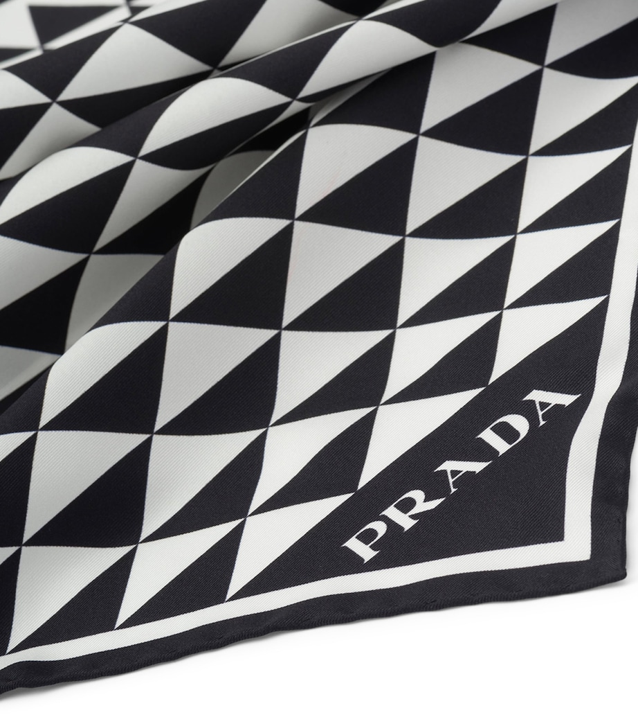 Prada Silk Triangle Scarf Image 2