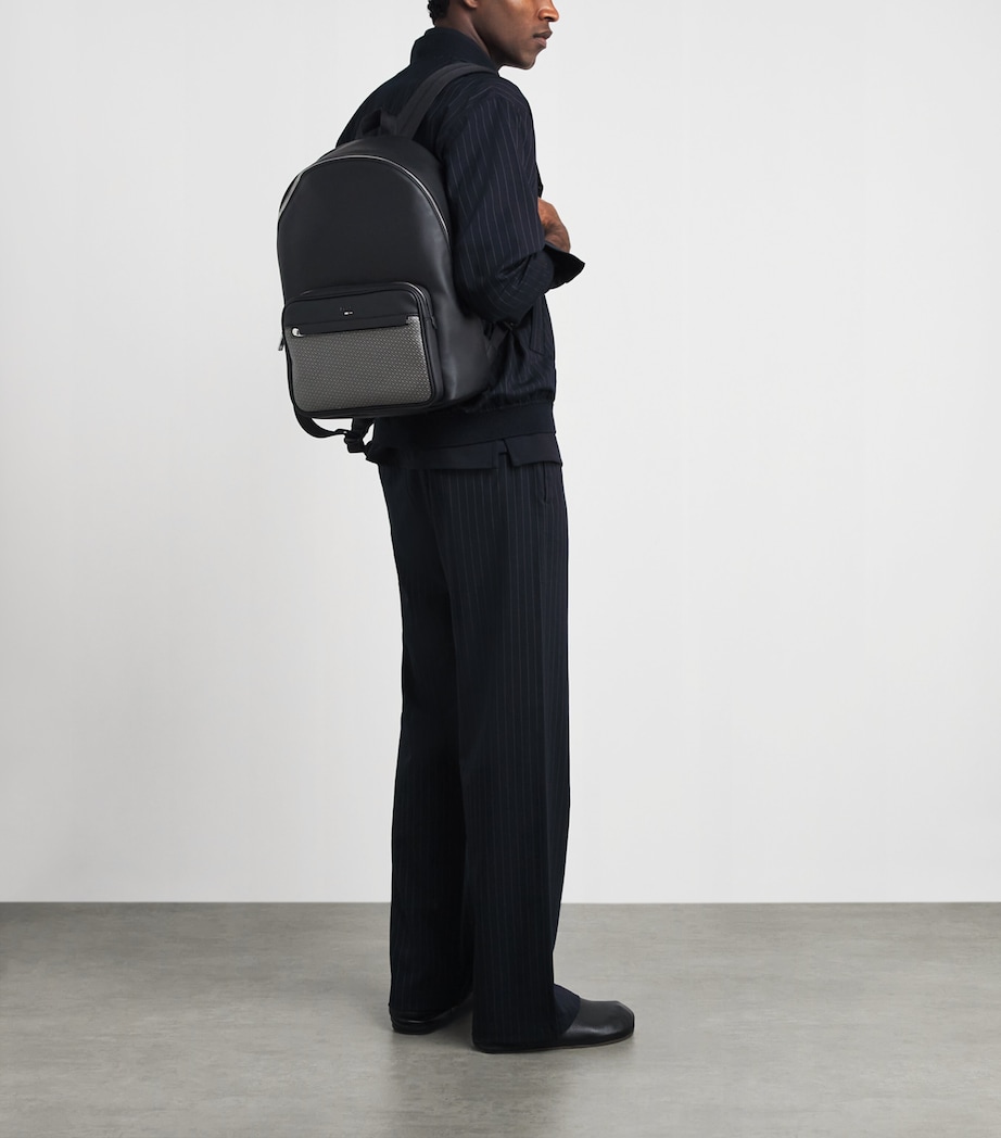 Monogram Backpack 001 BLACK Image 4