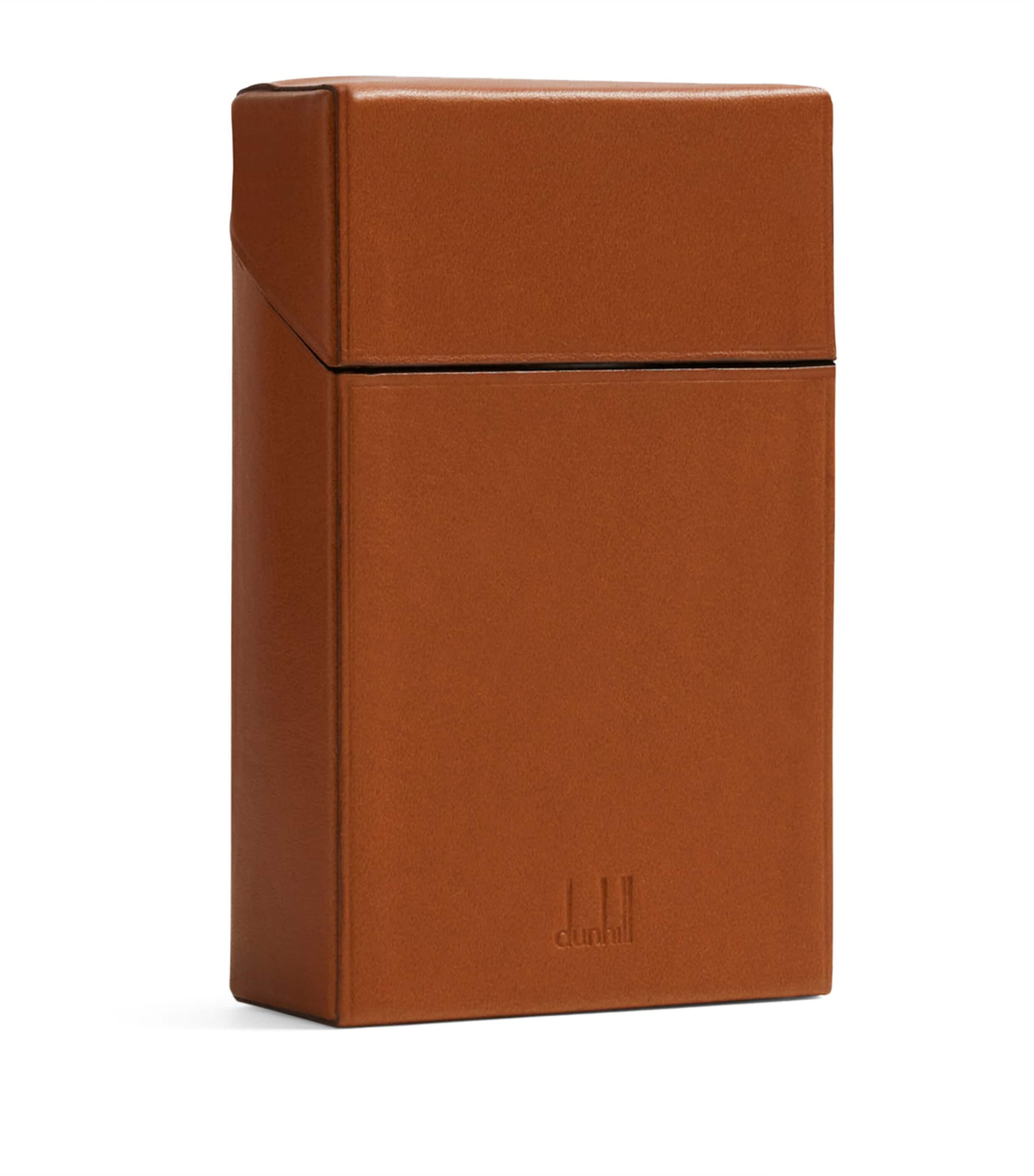 Dunhill Leather Cigarette Case In Sand