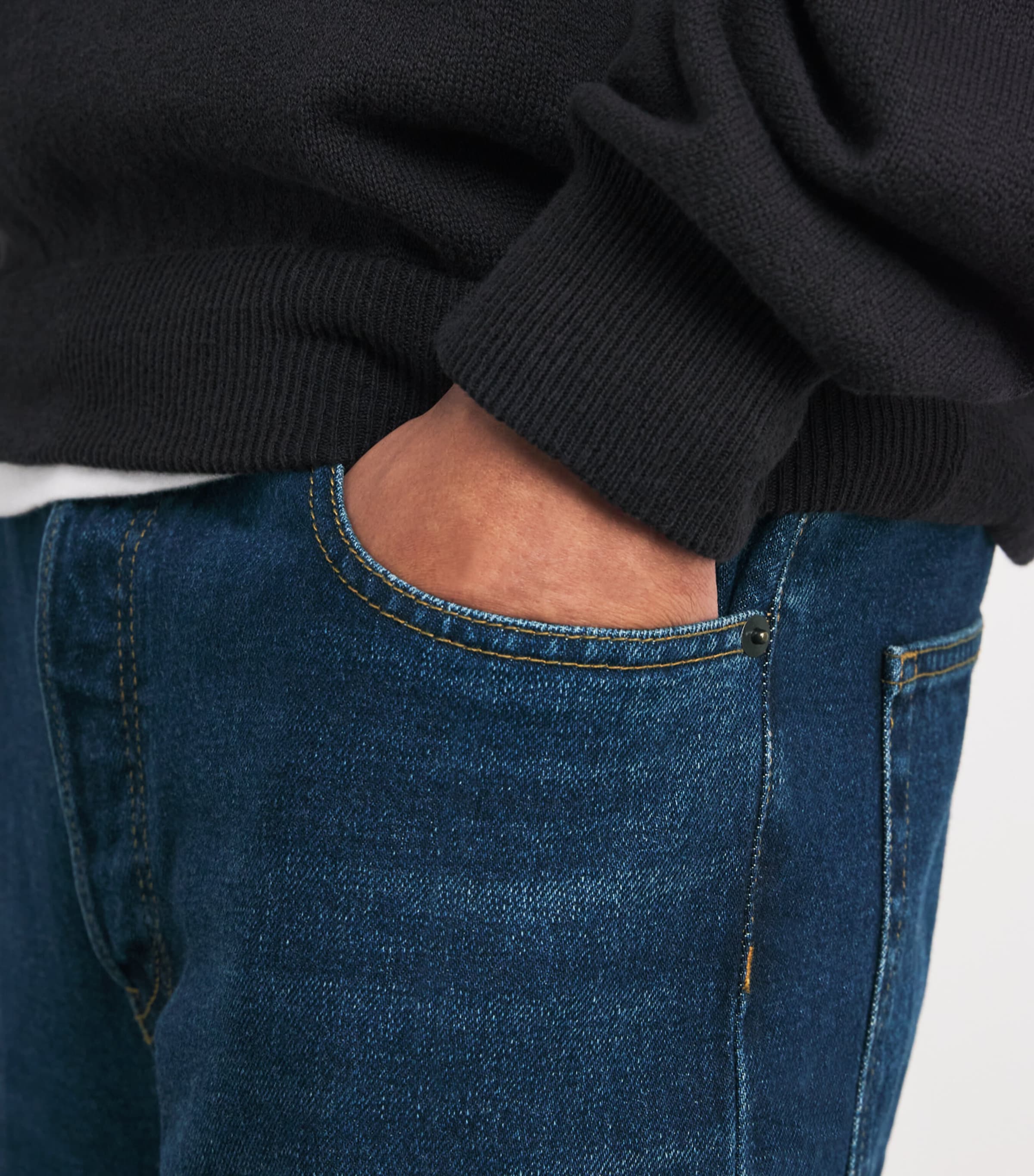 The Row Mens Siouxie Straight Jeans Indigo Image 5