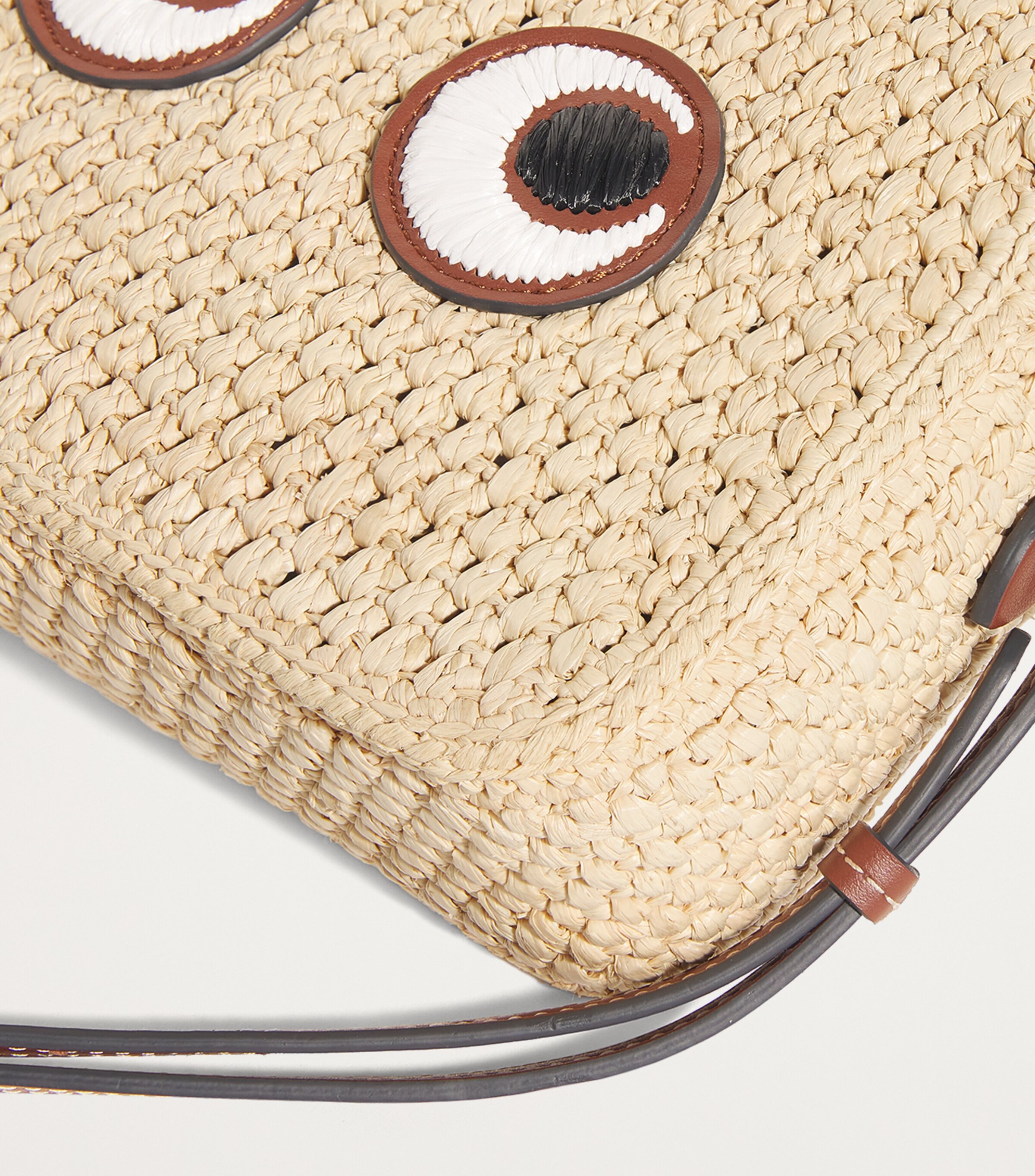 Anya Hindmarch Raffia Eyes Cross-Body Bag | Harrods US