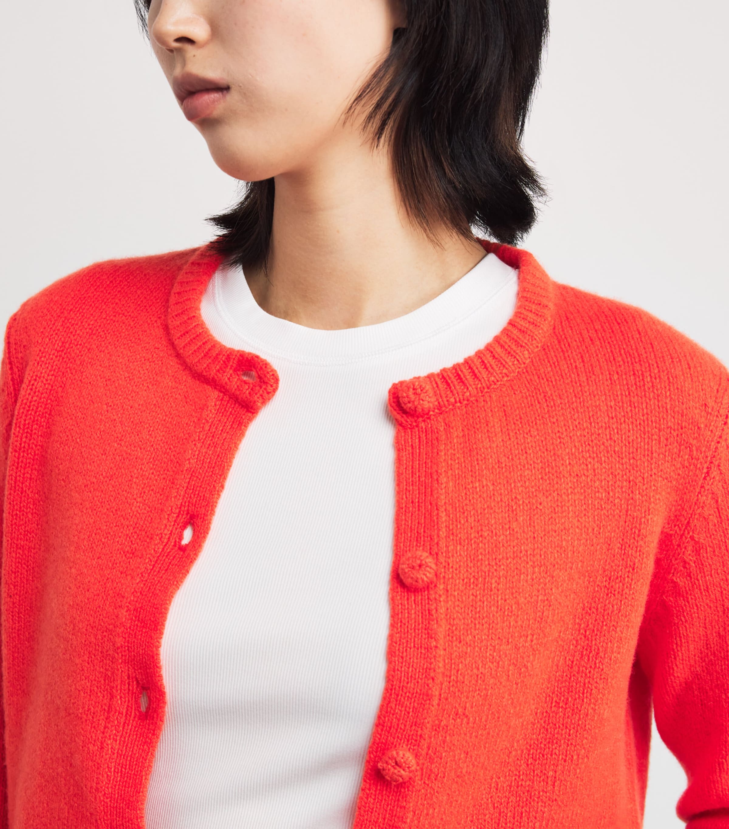 Suzie Kondi Womens Cashmere Kadria Cardigan Cherry Image 6