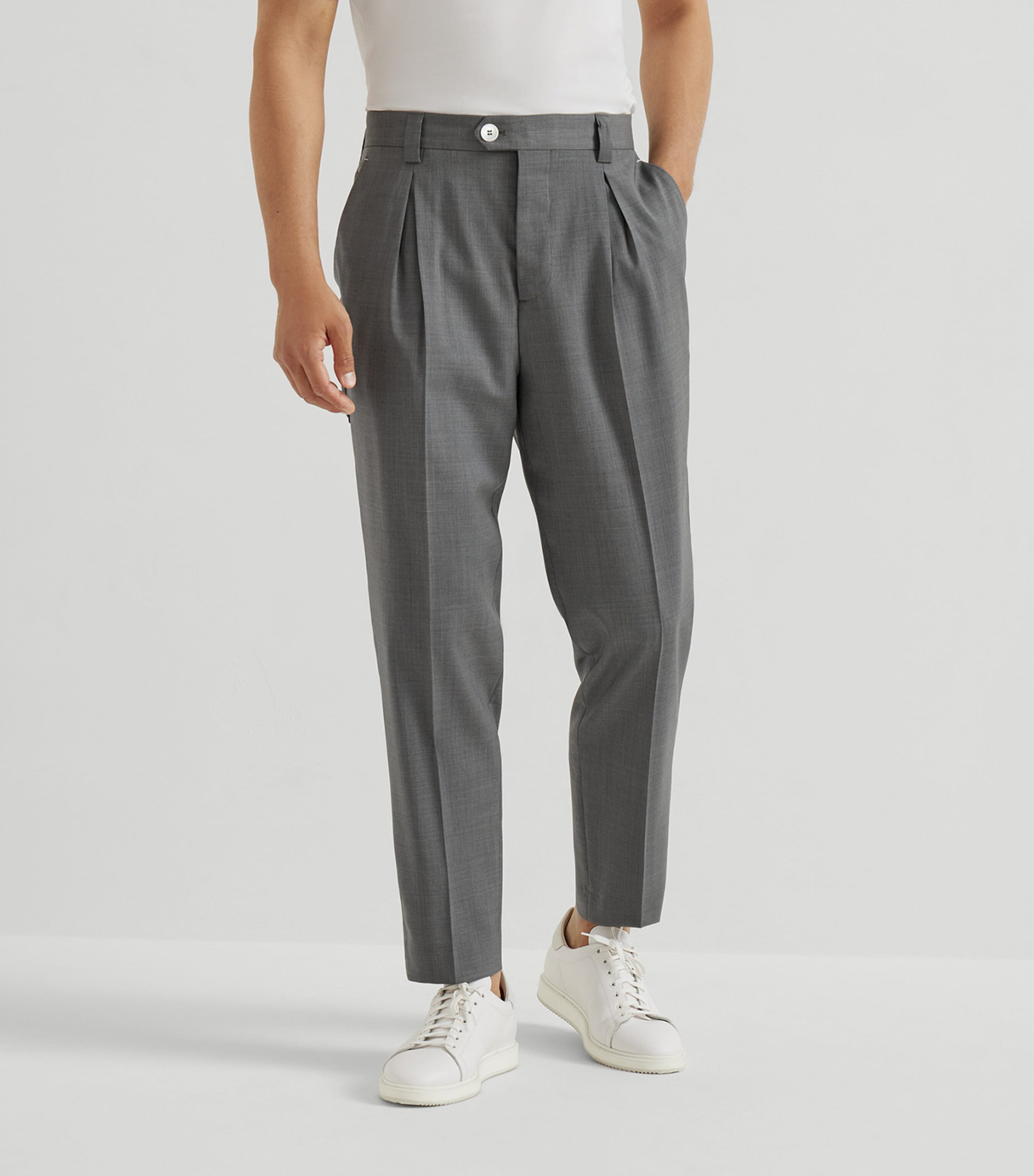 Virgin Wool Dynamic Trousers C9300 Image 2