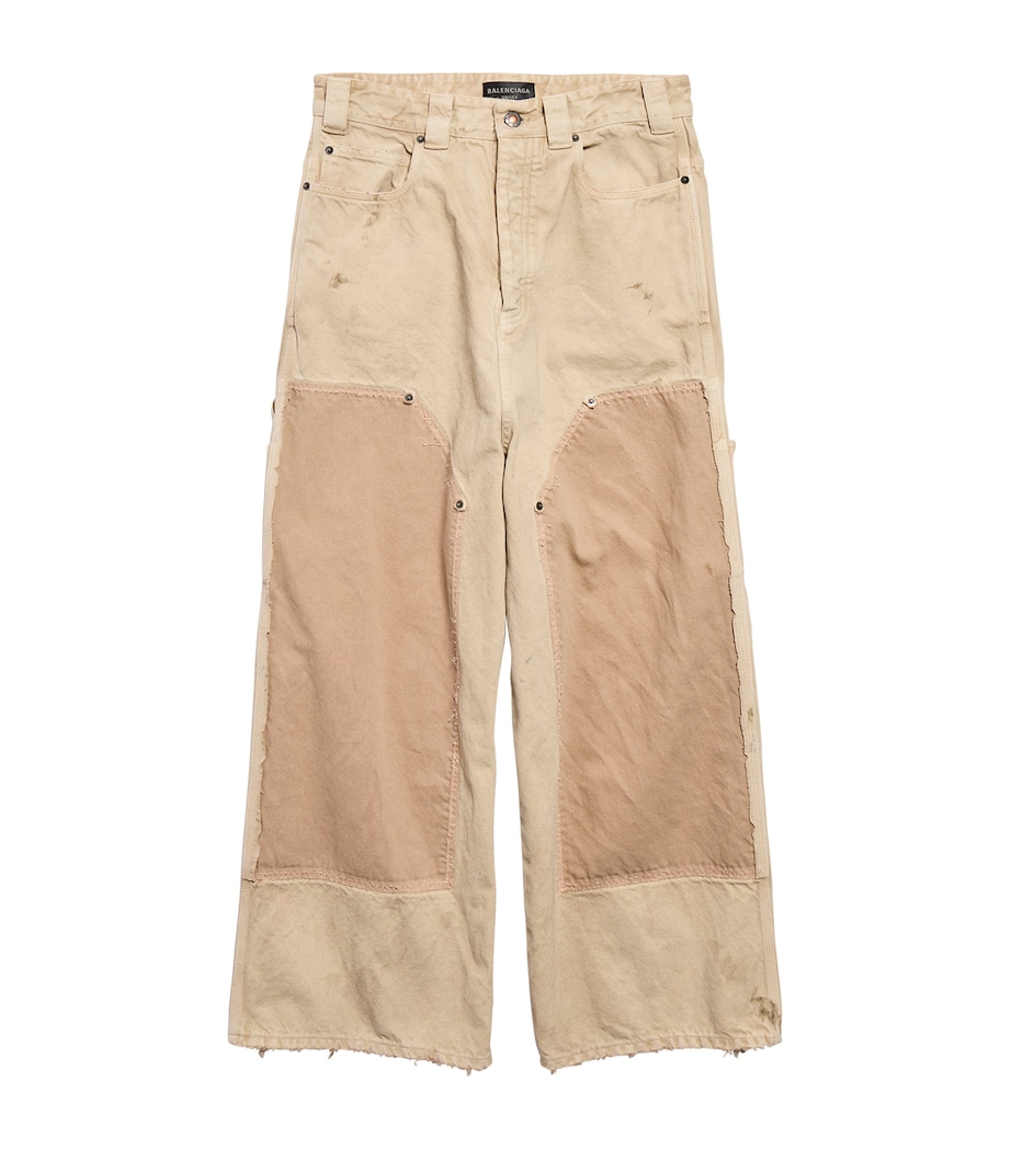 Ripped-Off Wide-Leg Trousers 9501 Image 1