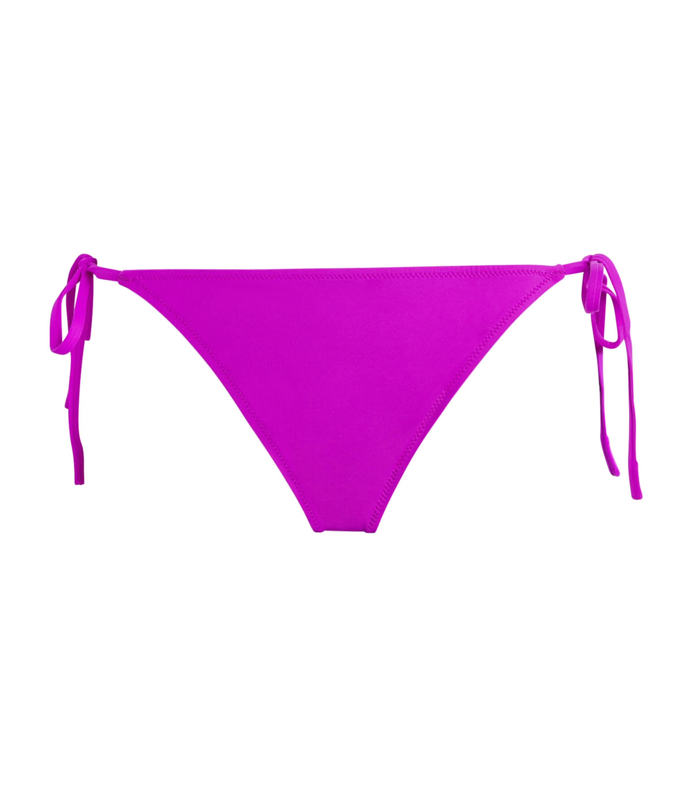 Polo Ralph Lauren Ricky String Bikini Bottoms In Purple