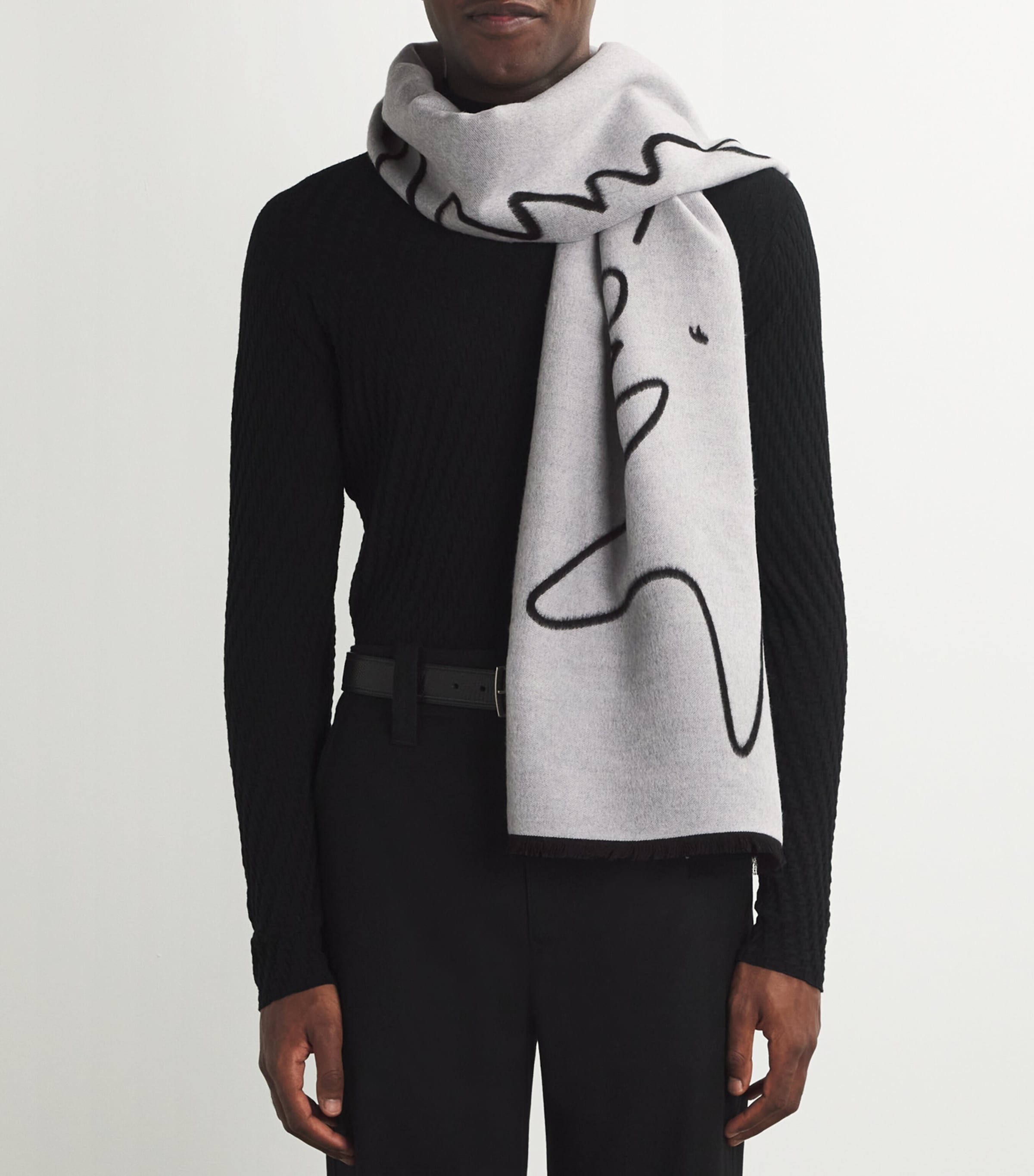 Wool-Silk Signature Scarf 20 Image 4