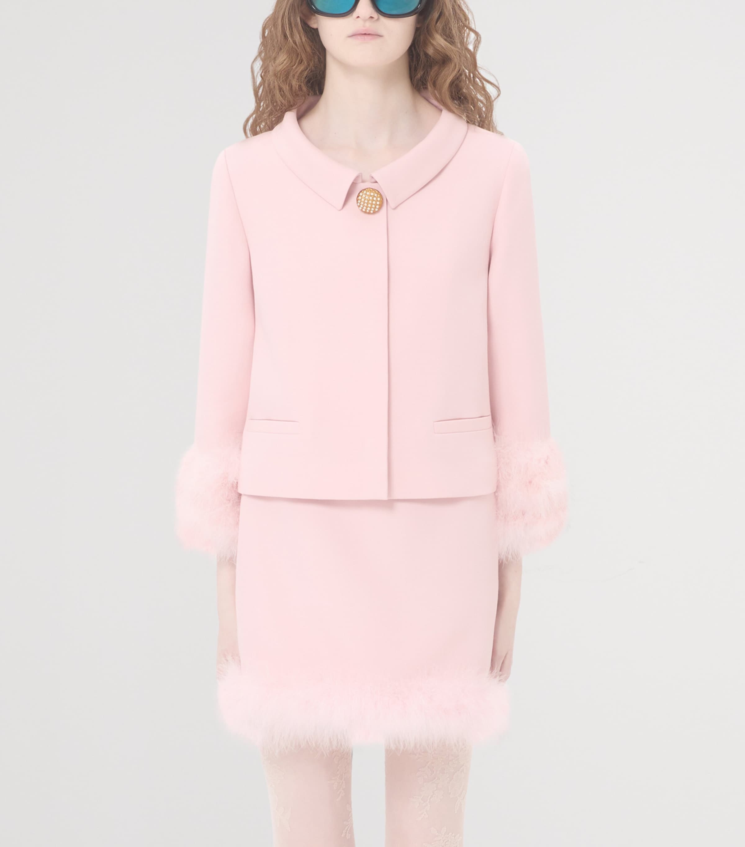 Crepe Cropped Jacket R13 Image 2