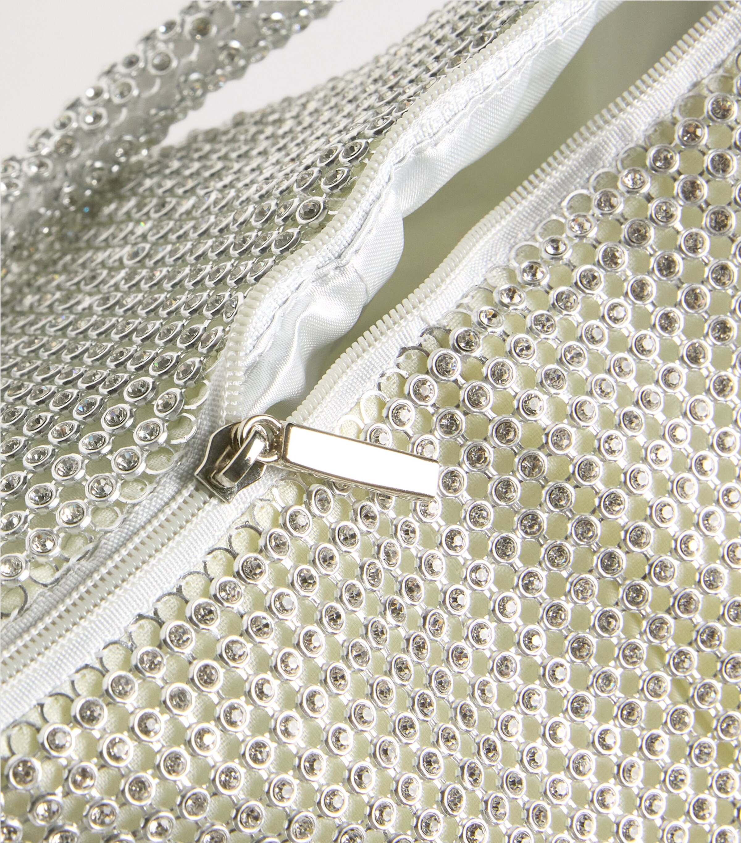 Diamond Dolly Top-Handle Bag S-SILVER Image 3