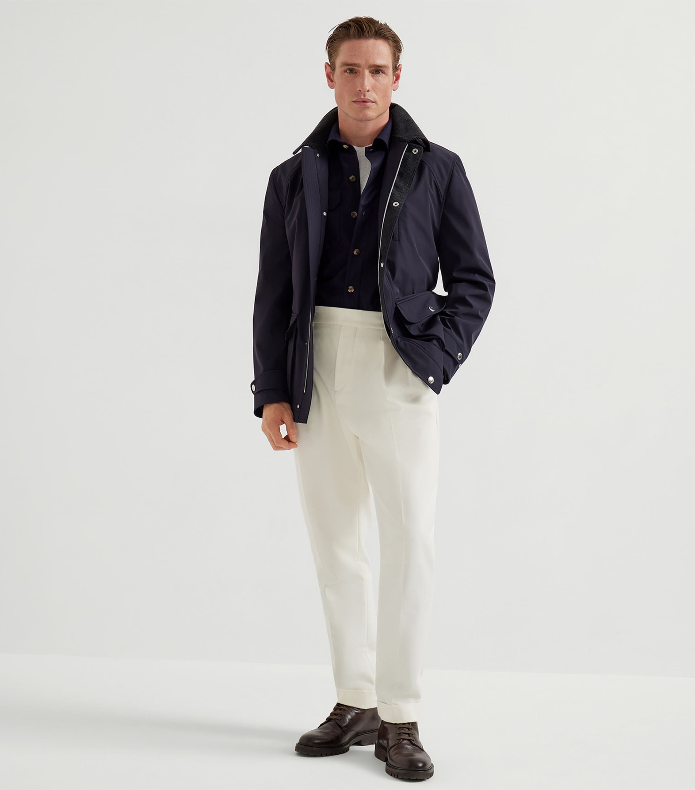 Cotton Crew-Neck T-Shirt C3657 Image 4