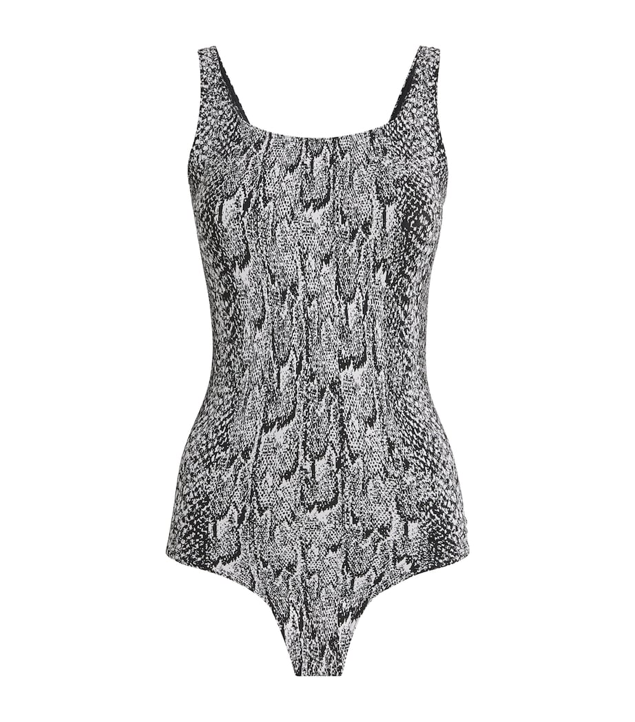 Seamless Python Bodysuit 8222 WHITE BLAC Image 1