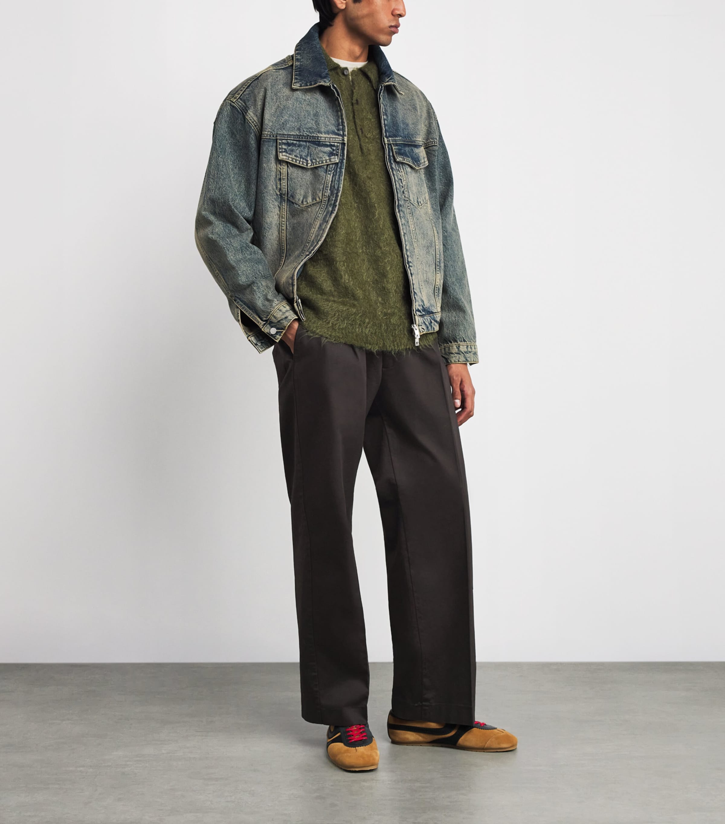 Stretch-Organic Cotton Kay Trousers DUSKY PORT Image 2