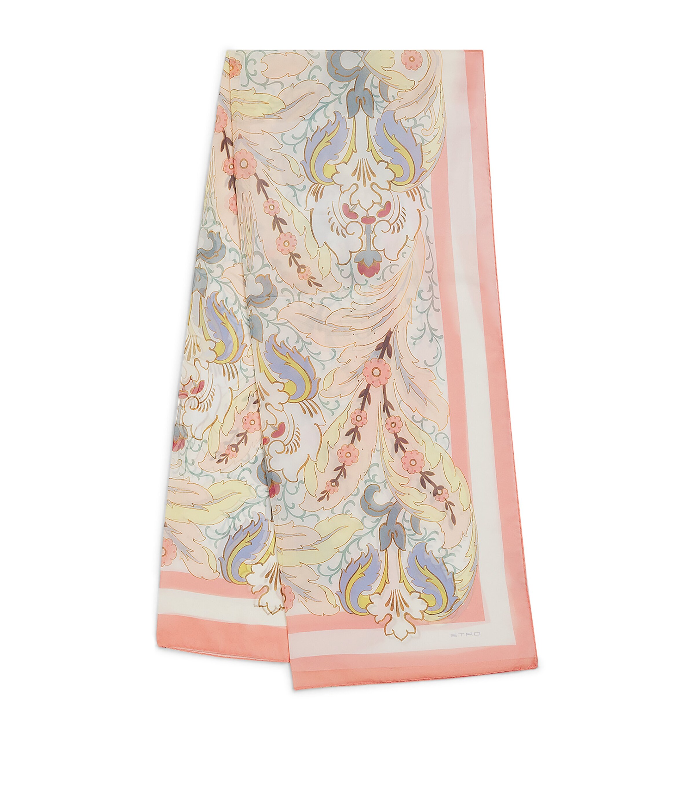 Etro Sheer Silk Paisley Scarf Image 1