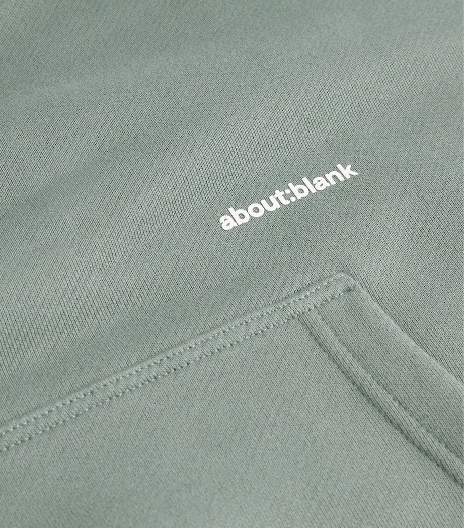 Cotton Logo Hoodie SAGE/ECRU Image 5