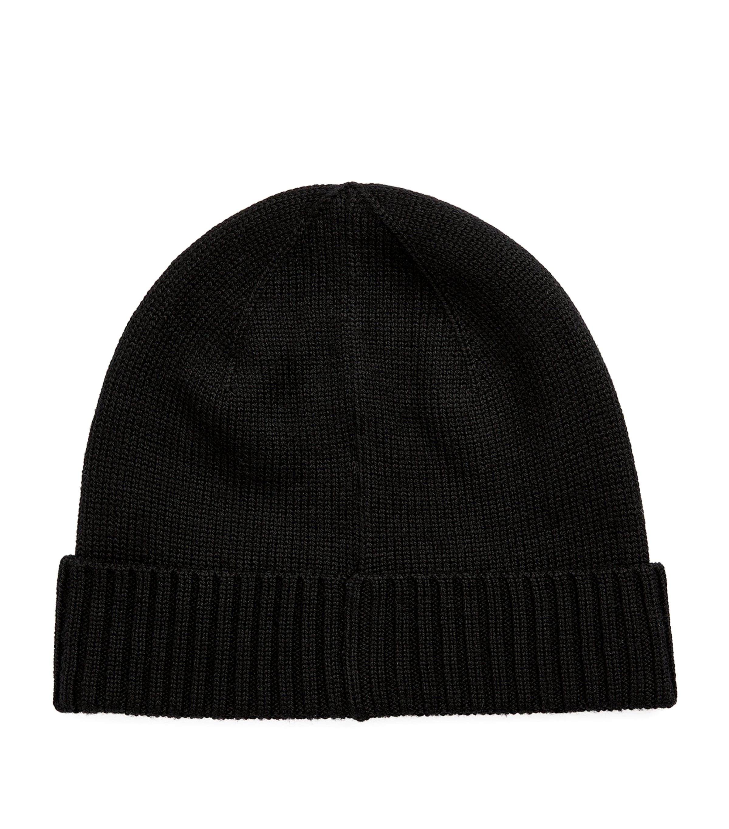 Polo Ralph Lauren Wool Polo Pony Beanie Black Image 3