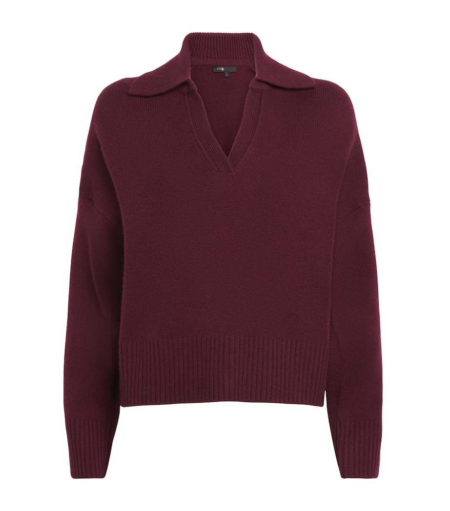 Wool-Blend Sweater BURGUNDY Image 1