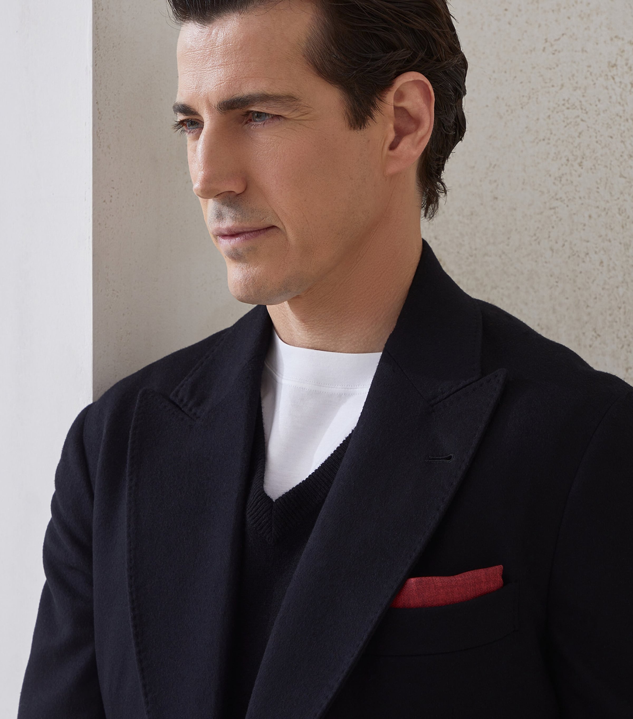 Silk Logo Pocket Square CBV72 Image 2