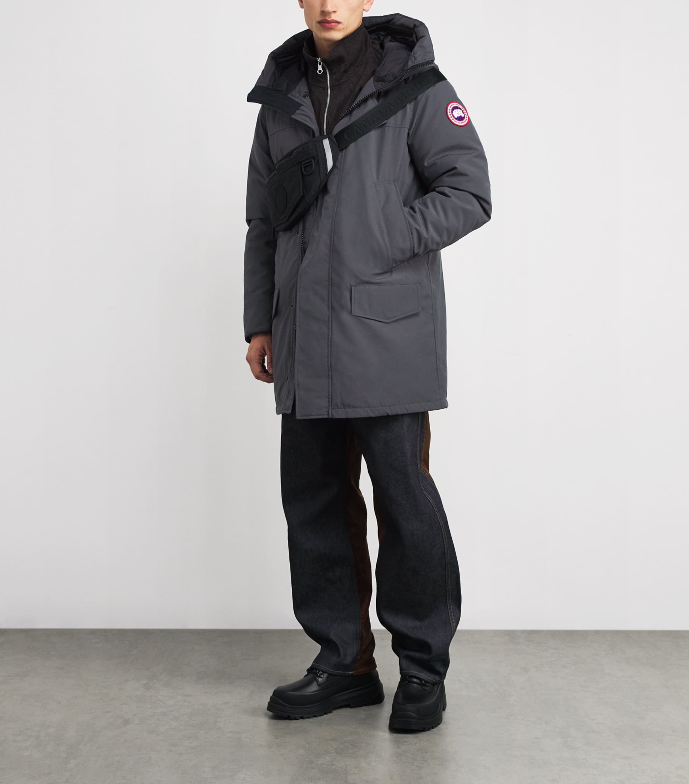 ヨシテッド　BRIEFING 3D LOGO PARKA （GRAY／L） Canada Goose Grey Langford Parka | Harrods US
