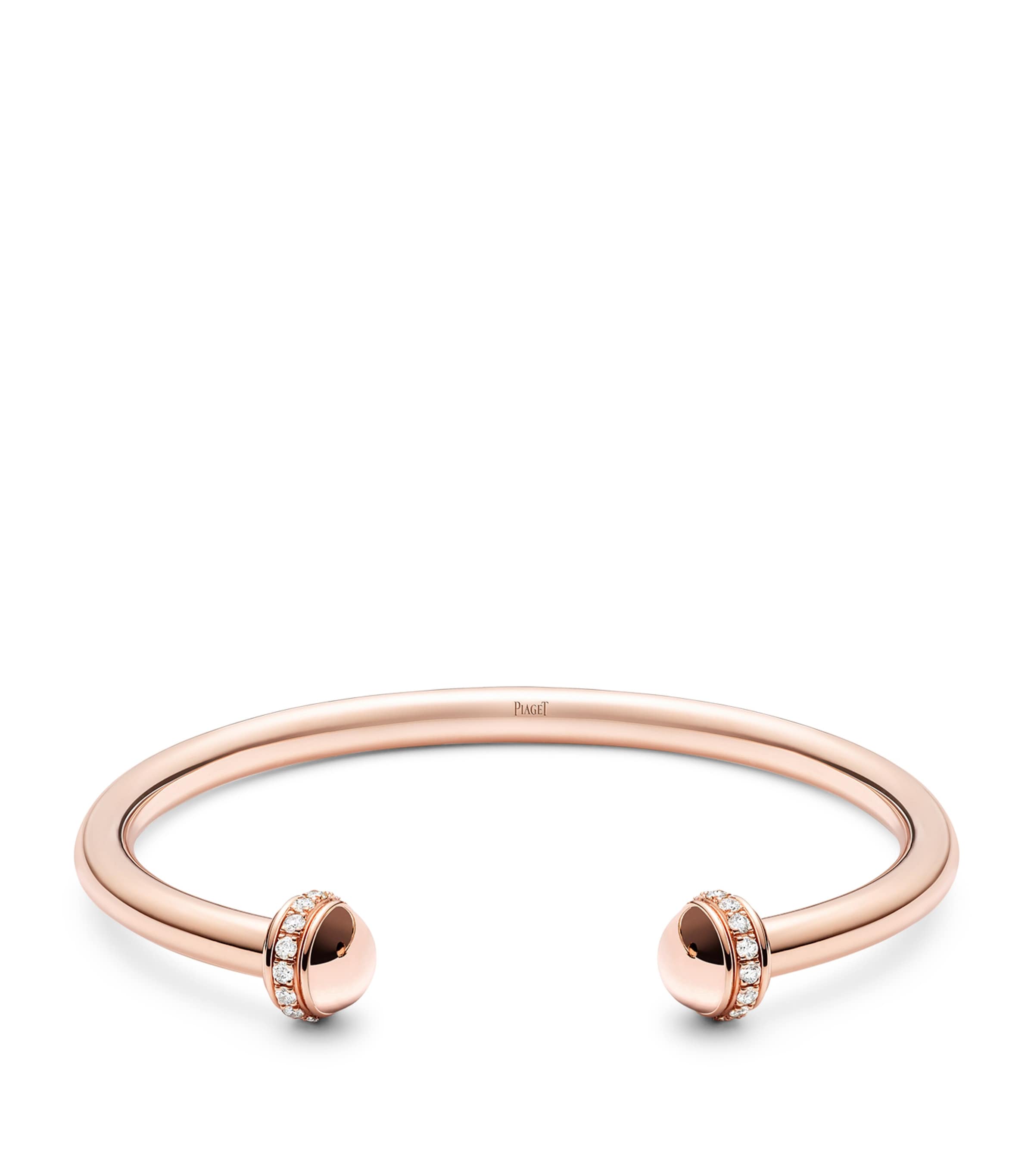Piaget Rose Gold And Diamond Possession Open Bangle
