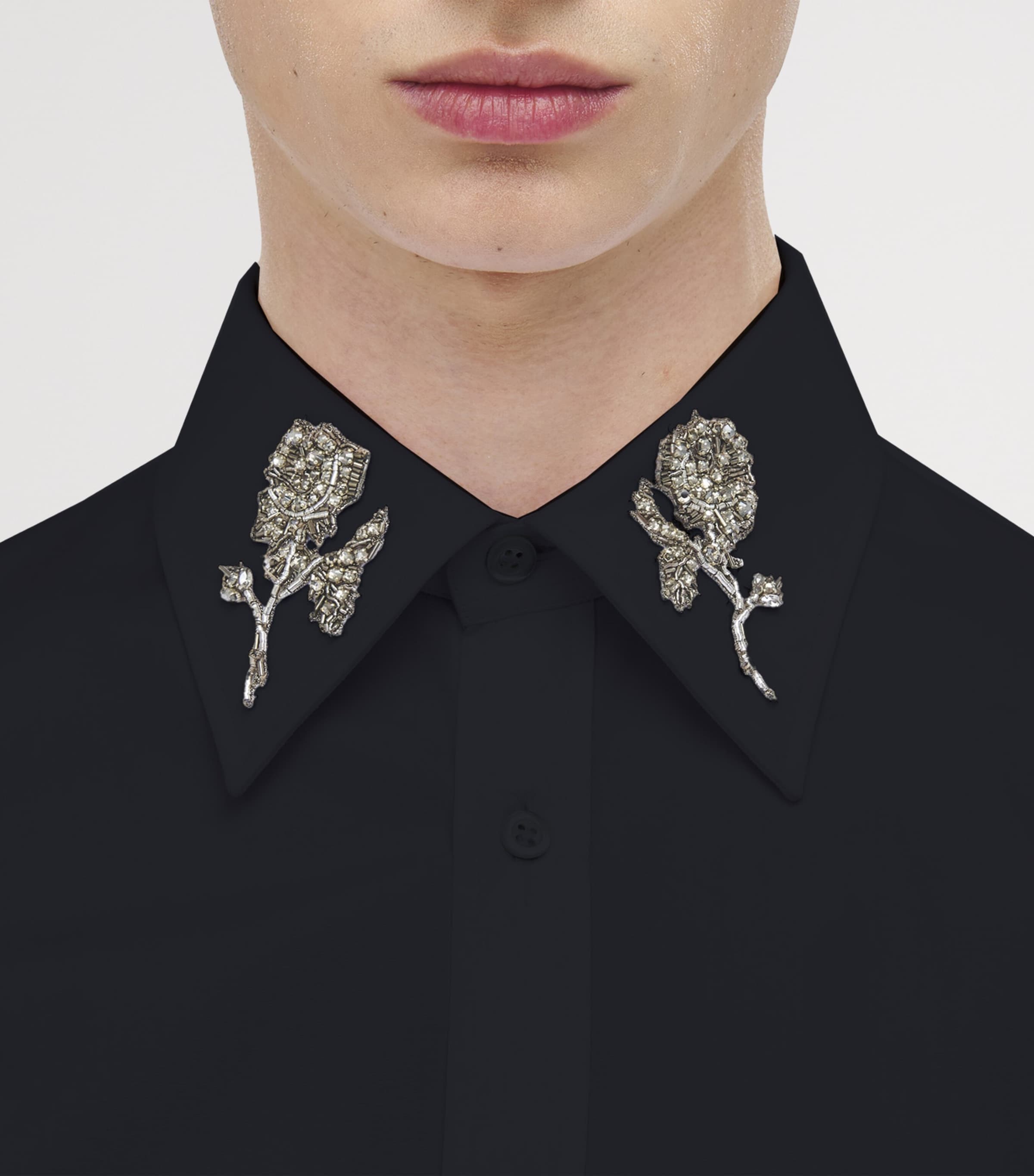Cotton Embellished Shirt 1000 Image 6