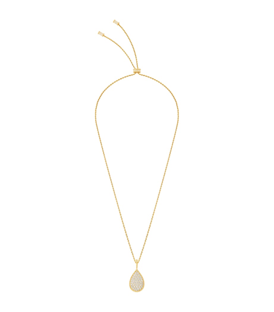 Boucheron XL Yellow Gold and Diamond Serpent Bohème Necklace Yellow Gold Image 1