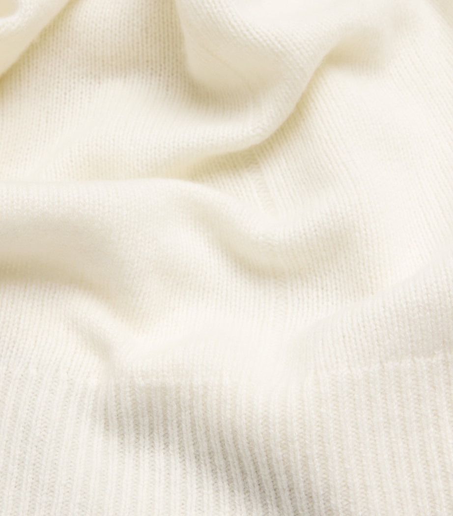 Open Cashmere High-Neck Sweater IVORY Image 5