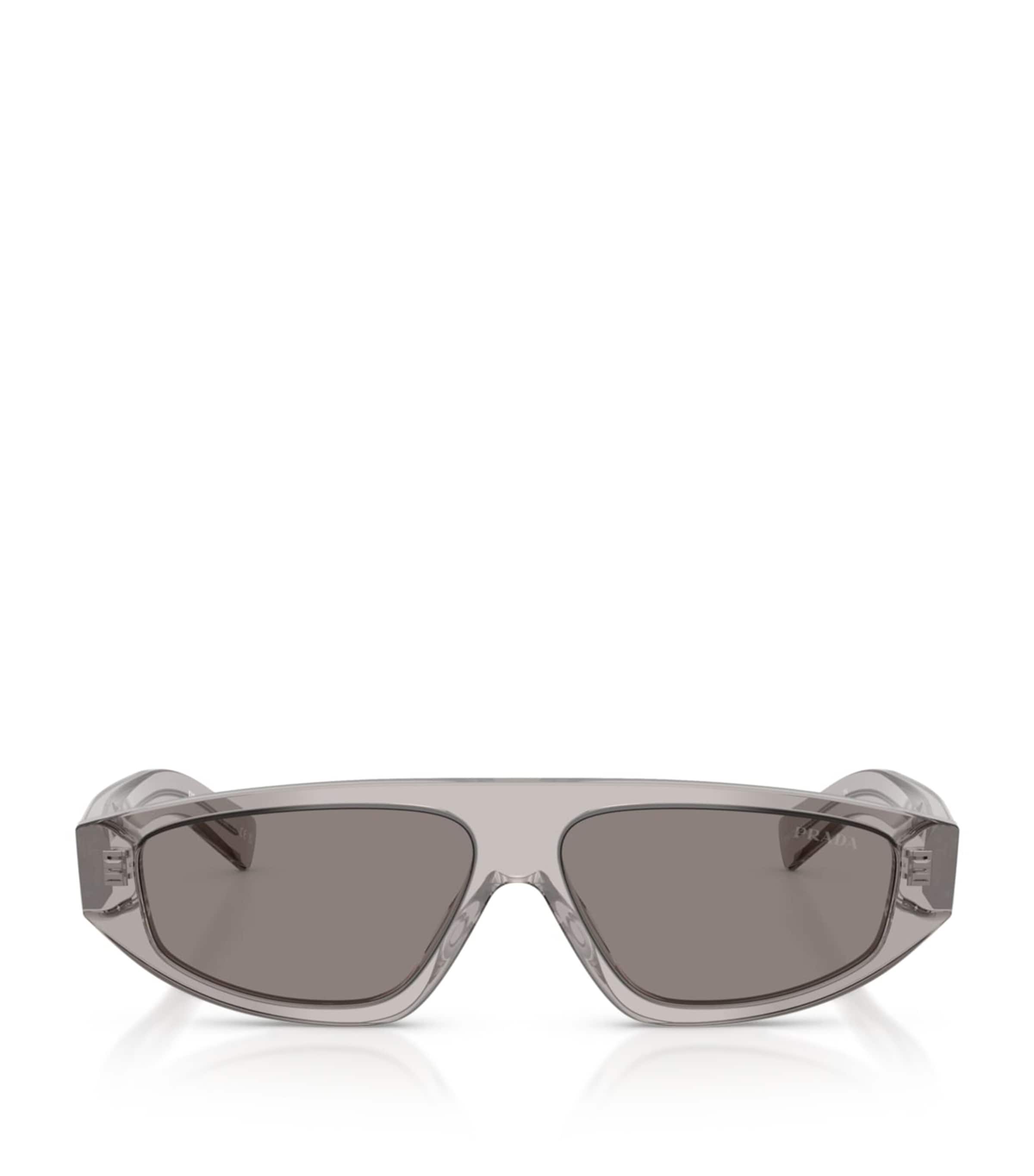 Prada PR C02S  Irregular Sunglasses Grey Image 1