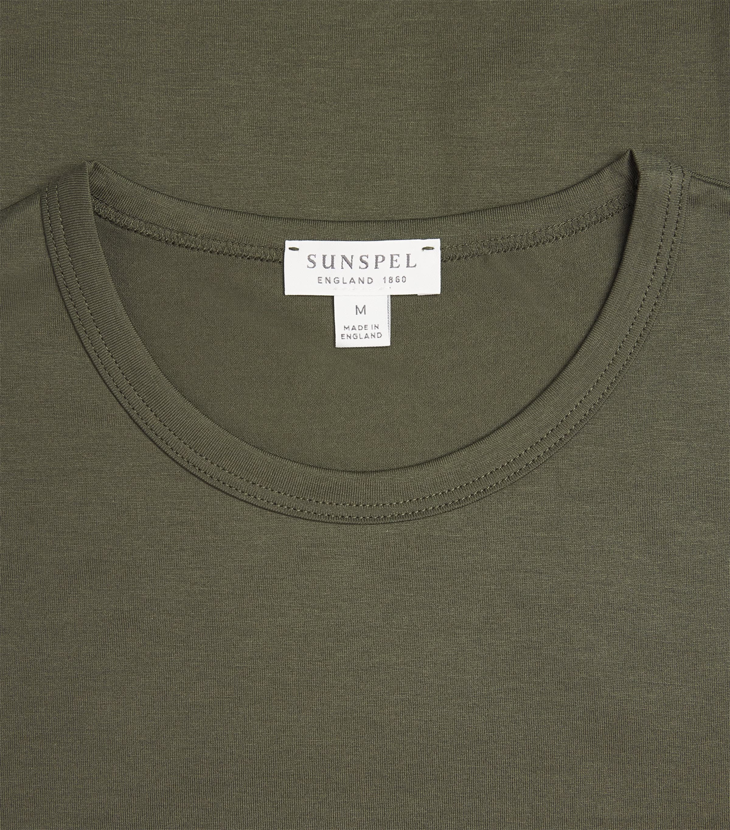 Sunspel Mens Supima Cotton Classic T-Shirt Gniz Deep Image 6