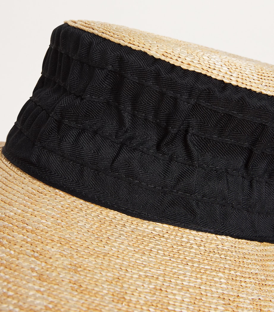 Straw Foldable Hat BEIGE Image 3