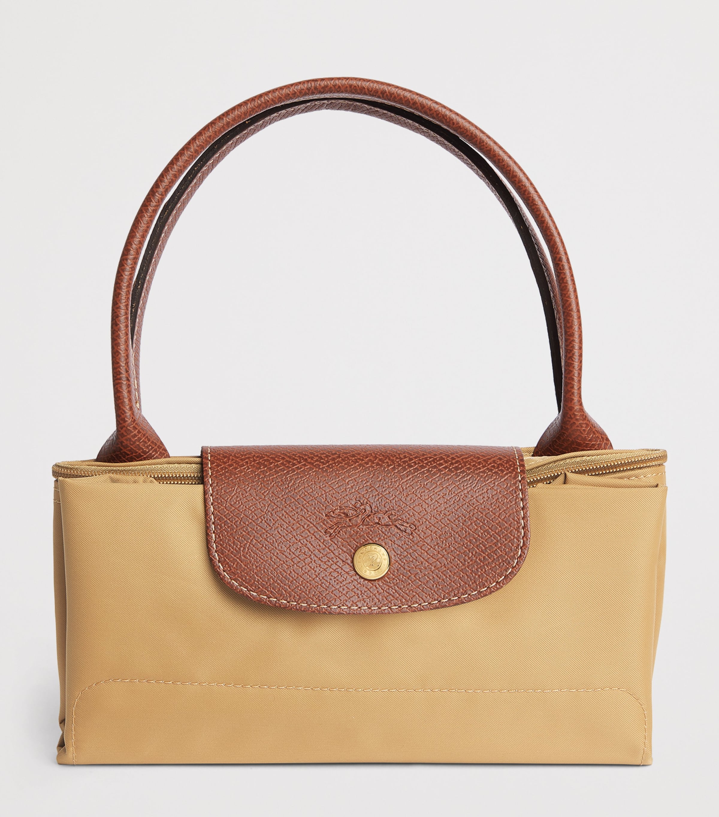 Longchamp Medium Le Pliage Original Handbag Chamois Image 5