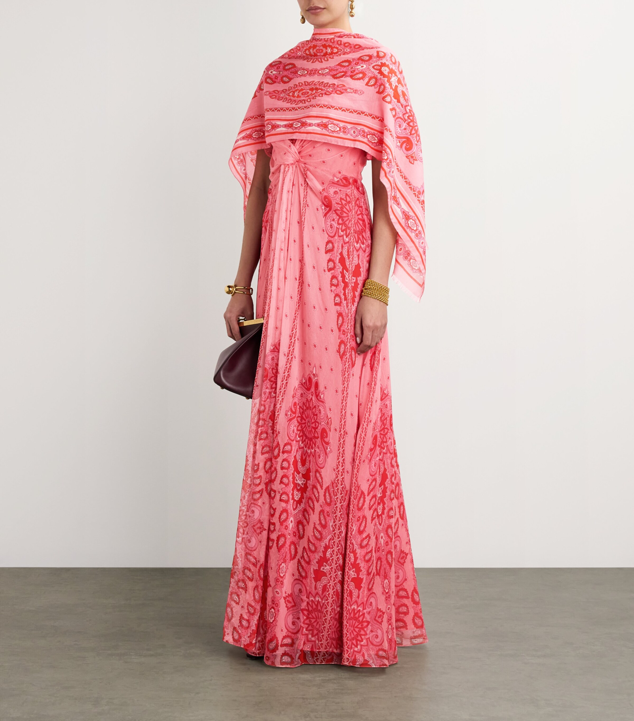 Etro Cashmere-Silk-Wool-Blend Scarf Image 2