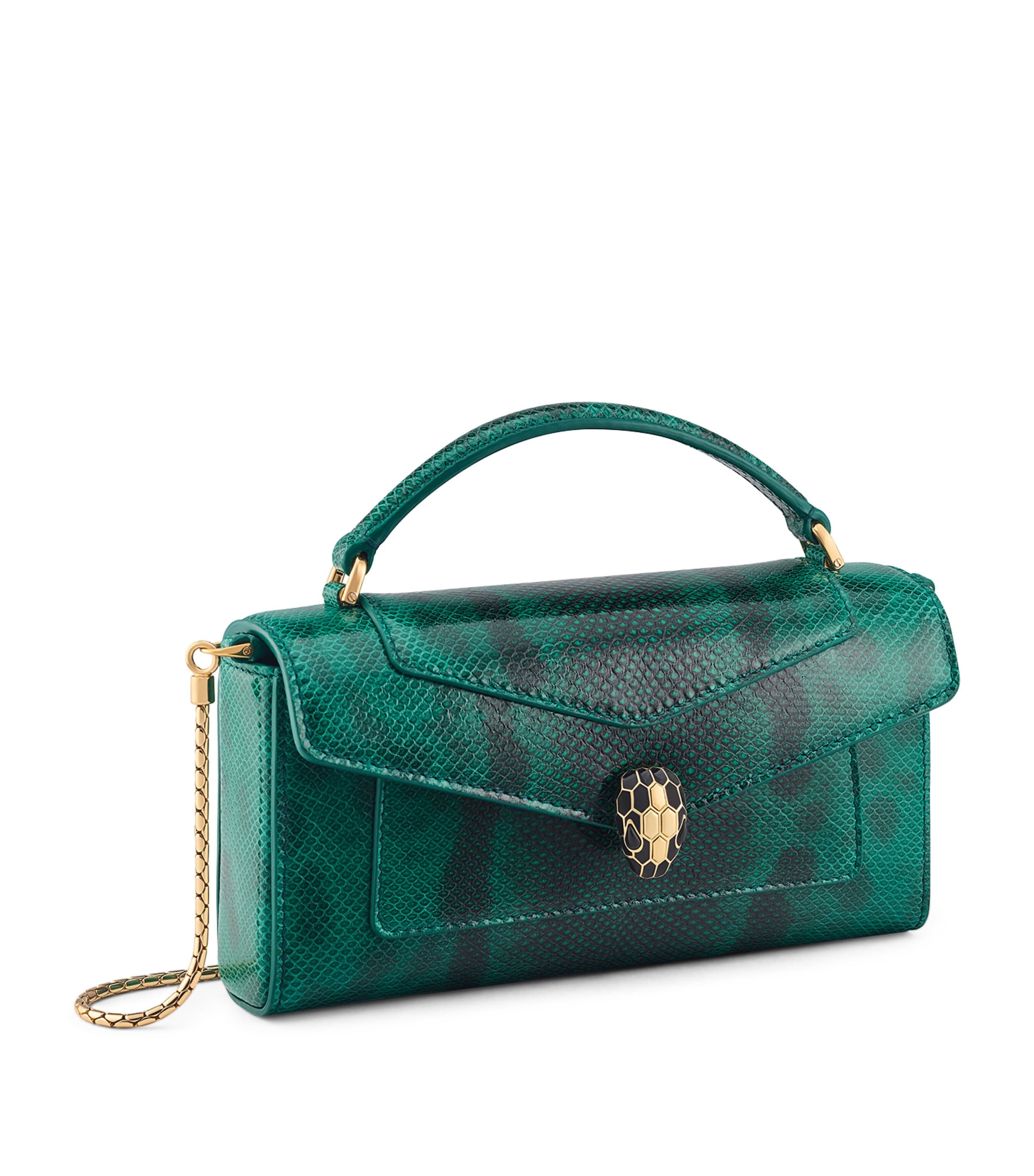 Karung Leather Serpenti Forever Phone Case GREEN Image 1