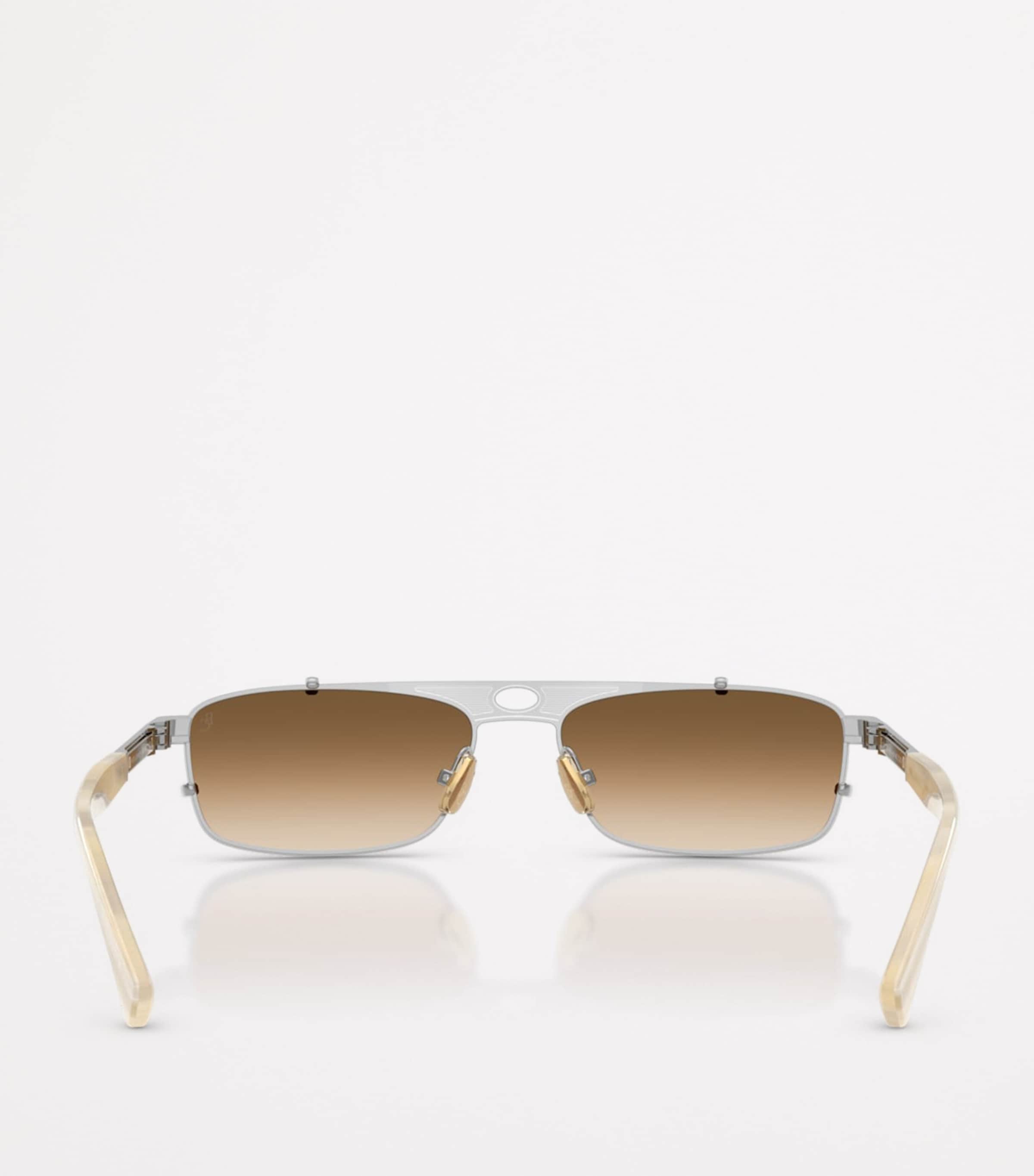 Titanium Rectangular Paloma Sunglasses 503051 Image 4