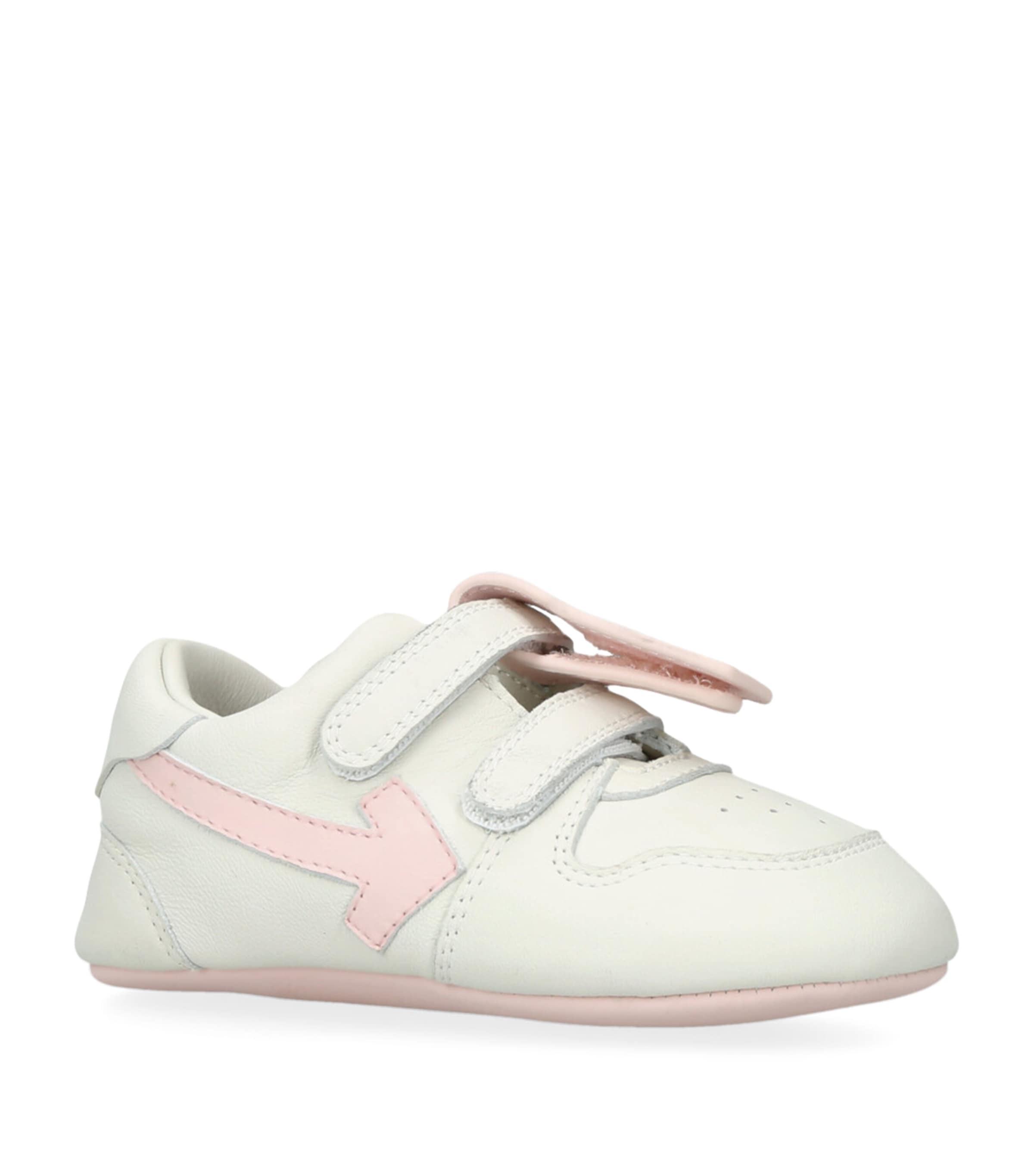 Off-White Kids Leather OOO Sneakers White/oth Image 3