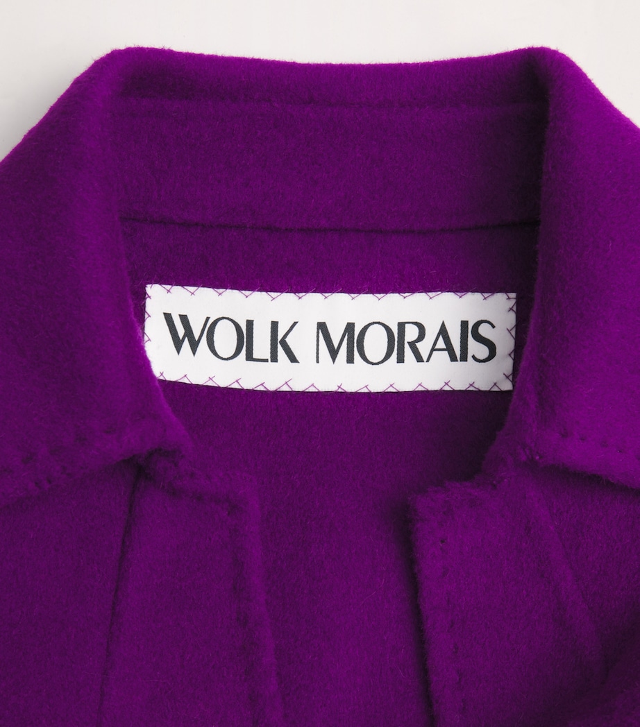 Cashmere Trocadero Jacket PURPLE Image 5