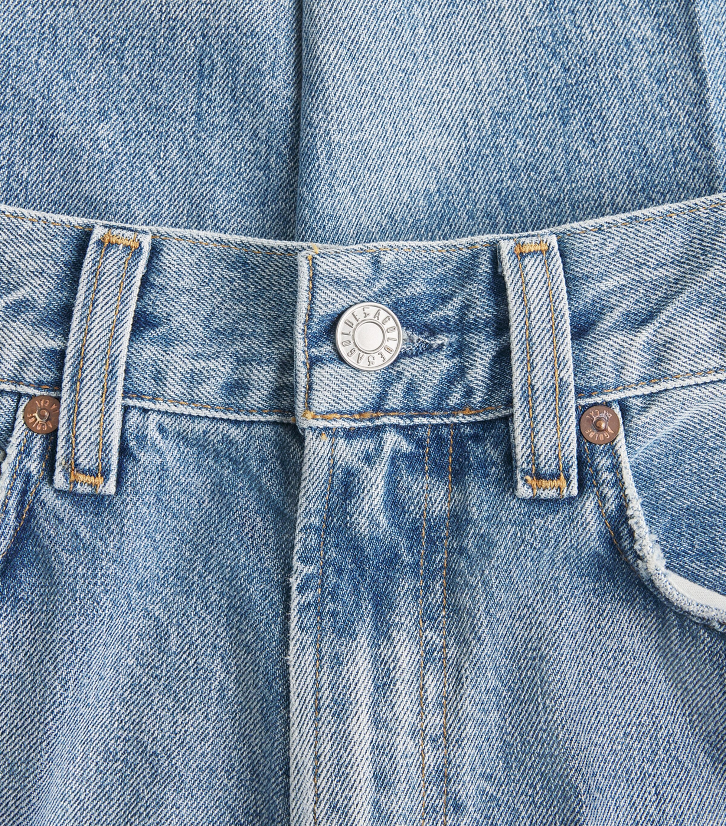 AGOLDE Womens '80s Vintage Taper Straight Jeans Orbital Vint Indigo Image 6