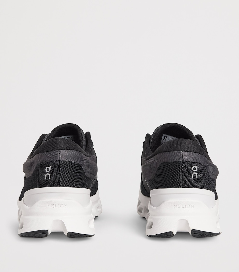 On Womens Cloudstratus 3 Trainers Black Frost Image 5