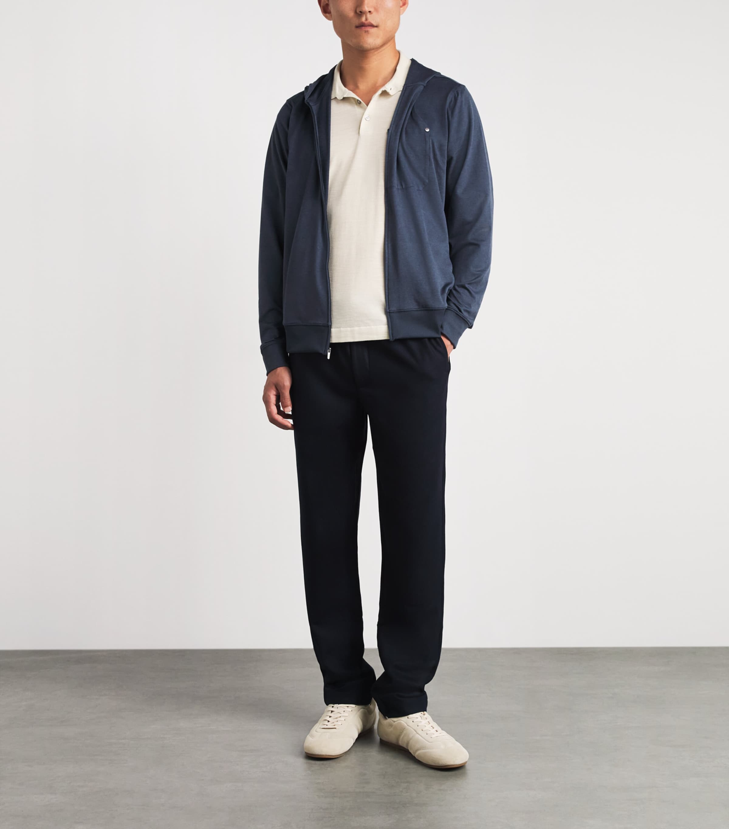VUORI Merino Polo Shirt Qkr Oat Image 2