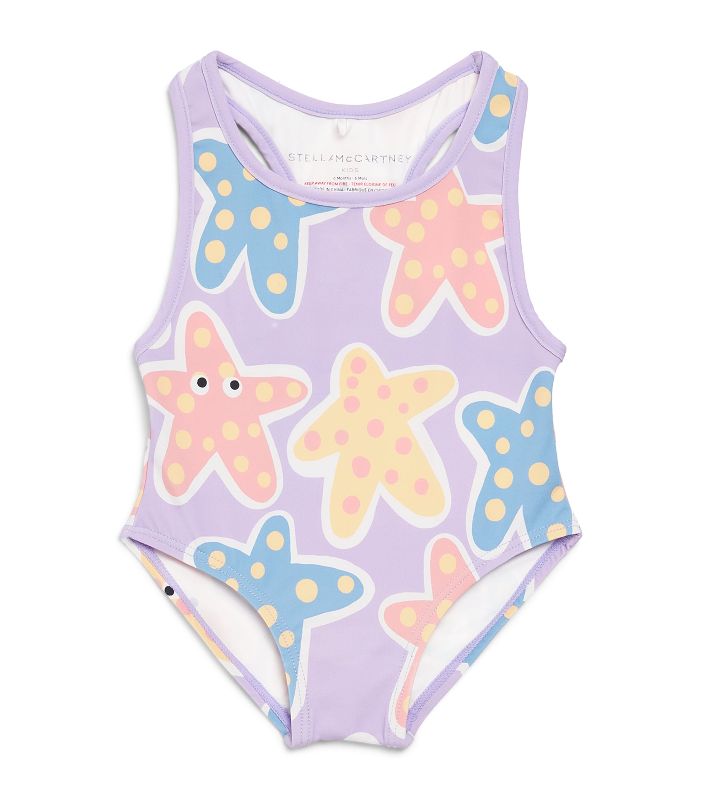 Stella McCartney Kids Starfish Print Swimsuit (3-36 Months) Image 1