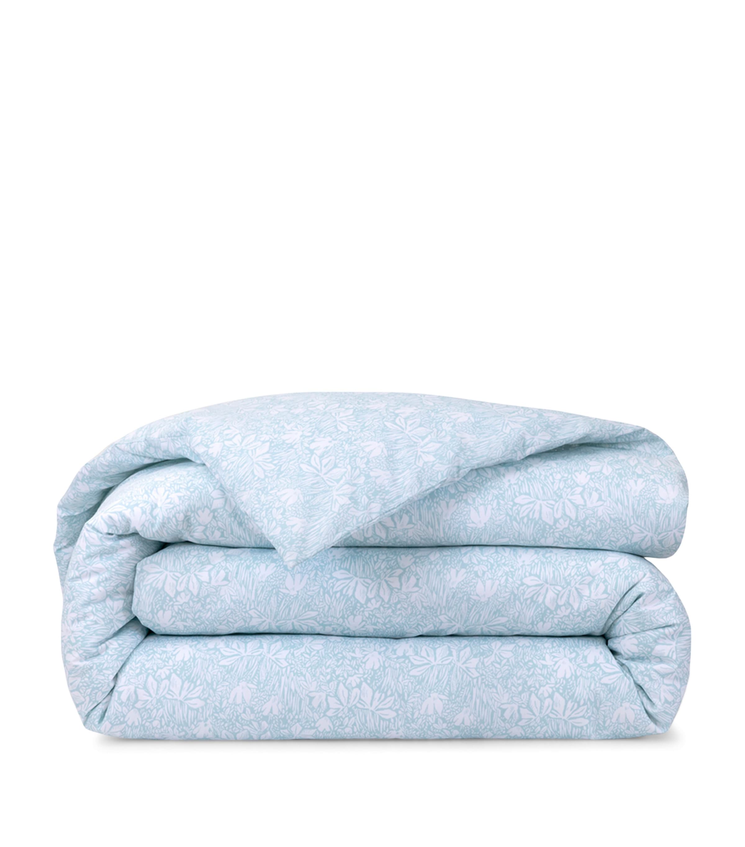 Yves Delorme Capri Aqua Super King Duvet Cover (260cm x 220cm) Aqua Image 1
