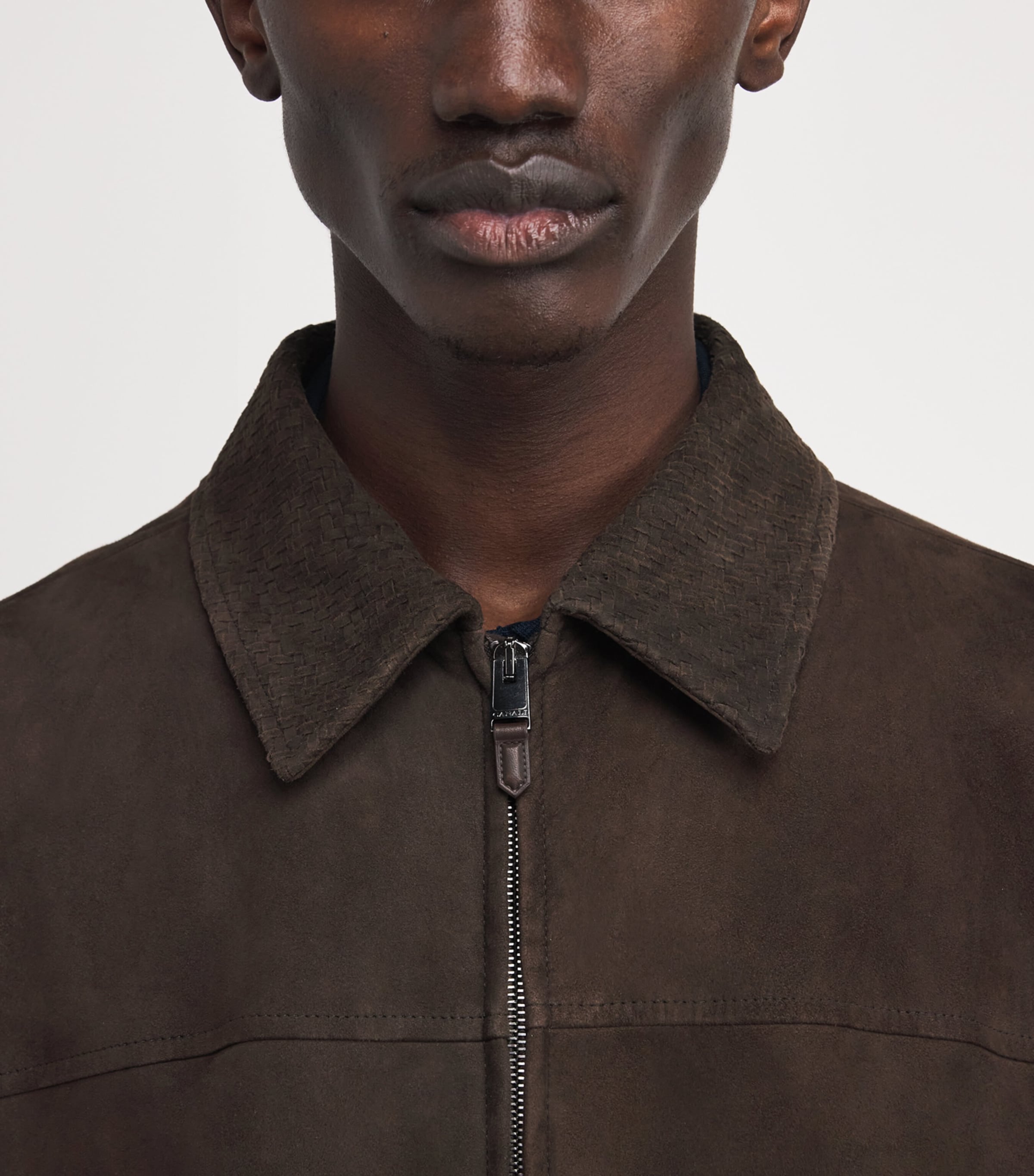 Goat Suede Zip-Up Jacket 502 Image 6