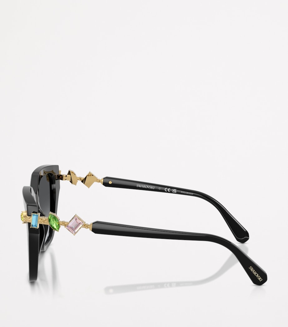 Acetate Oversized SK6041 Sunglasses 1001T3 Image 3