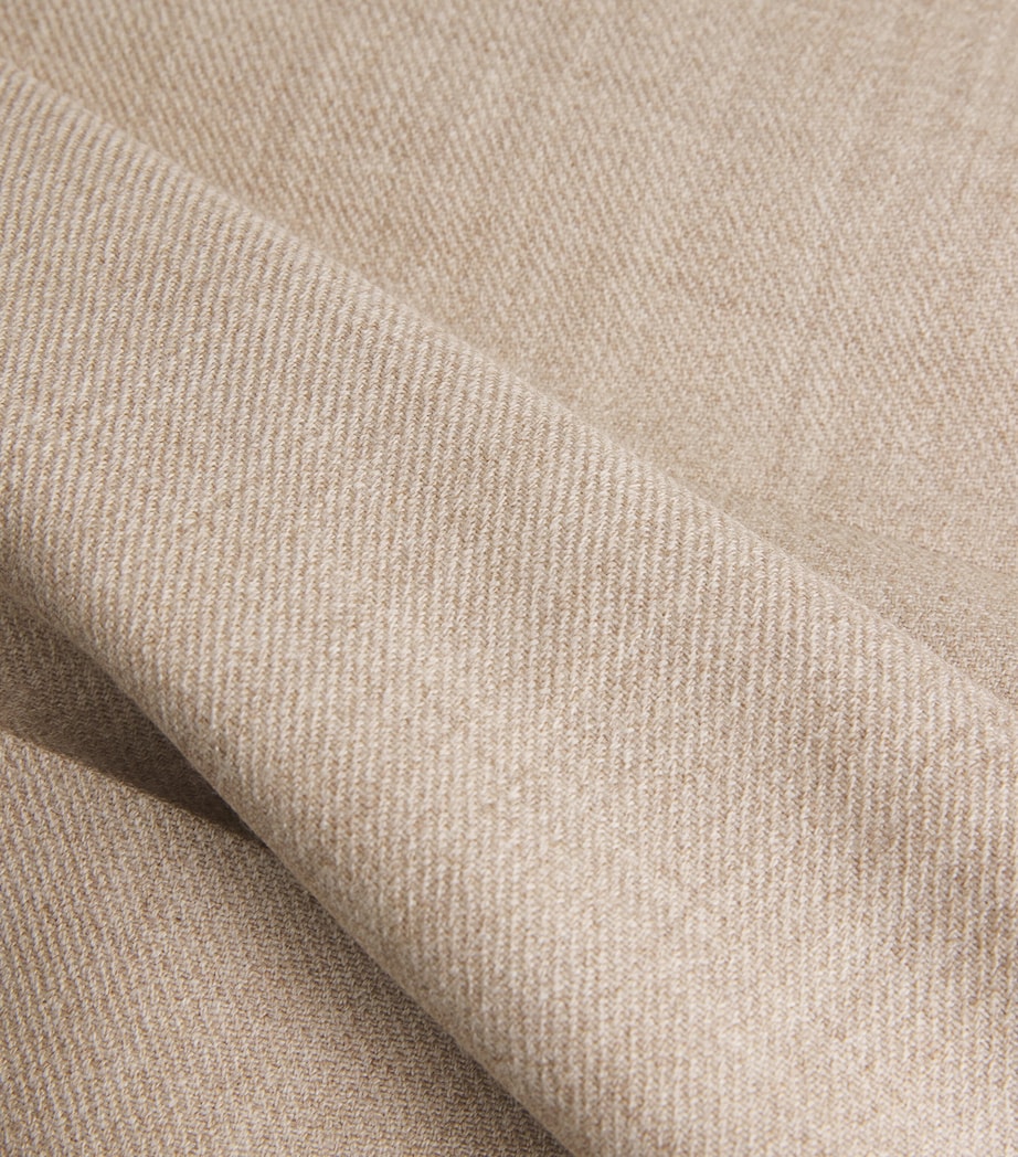 Virgin Wool Hawley Trousers POWDER MELANGE Image 5