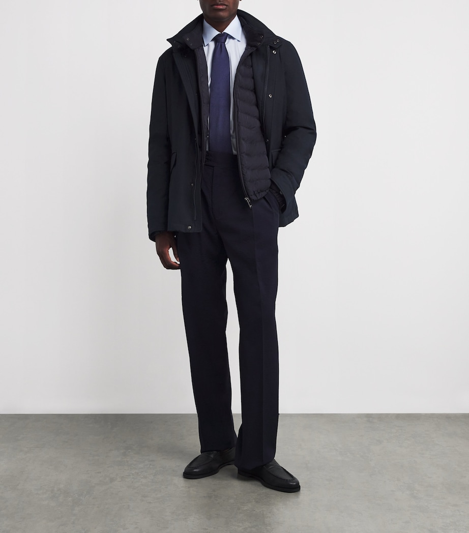 Double-Layer Technical Field Jacket 01 BLUE NAVY Image 2