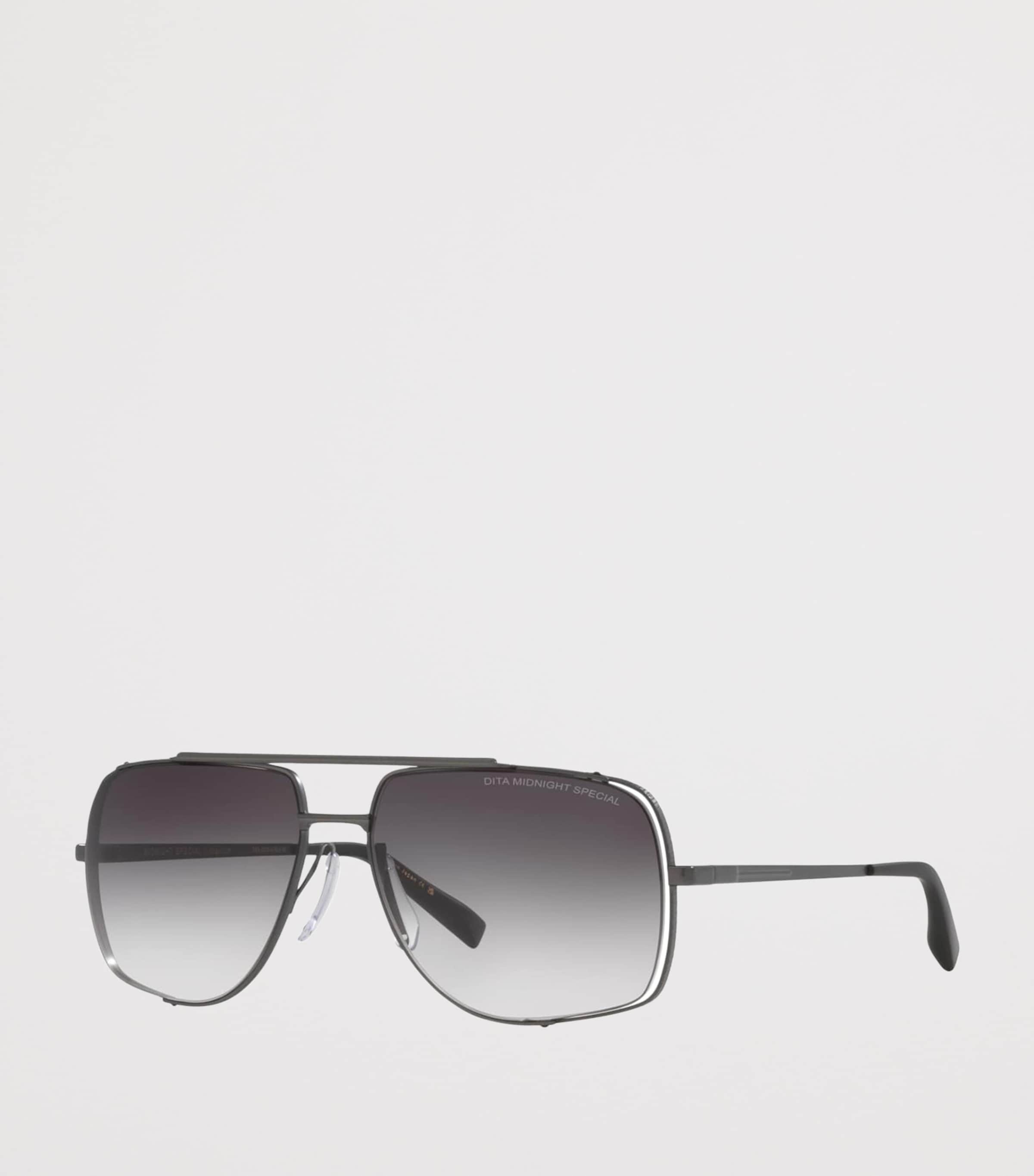 DITA Midnight Special Square Sunglasses Black Image 2