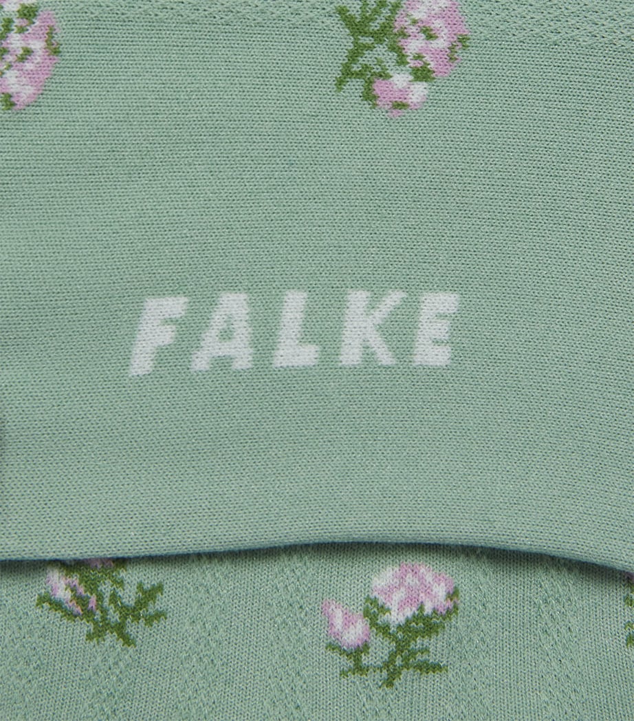 Cotton-Blend Family Socks 7538 SAGE Image 2