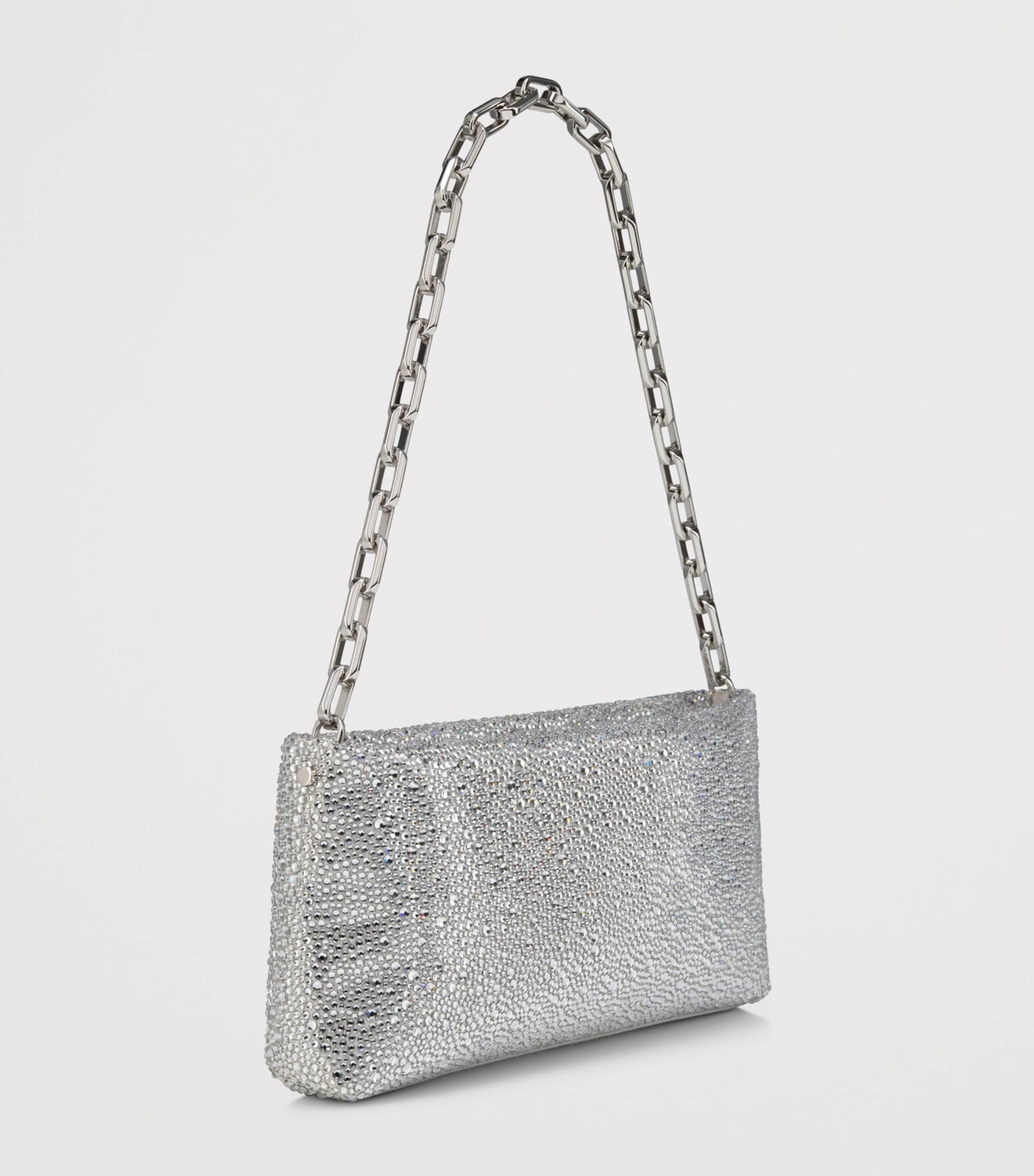 Christian Louboutin Maykimay Chain Pouch Suede Clutch Bag Image 2