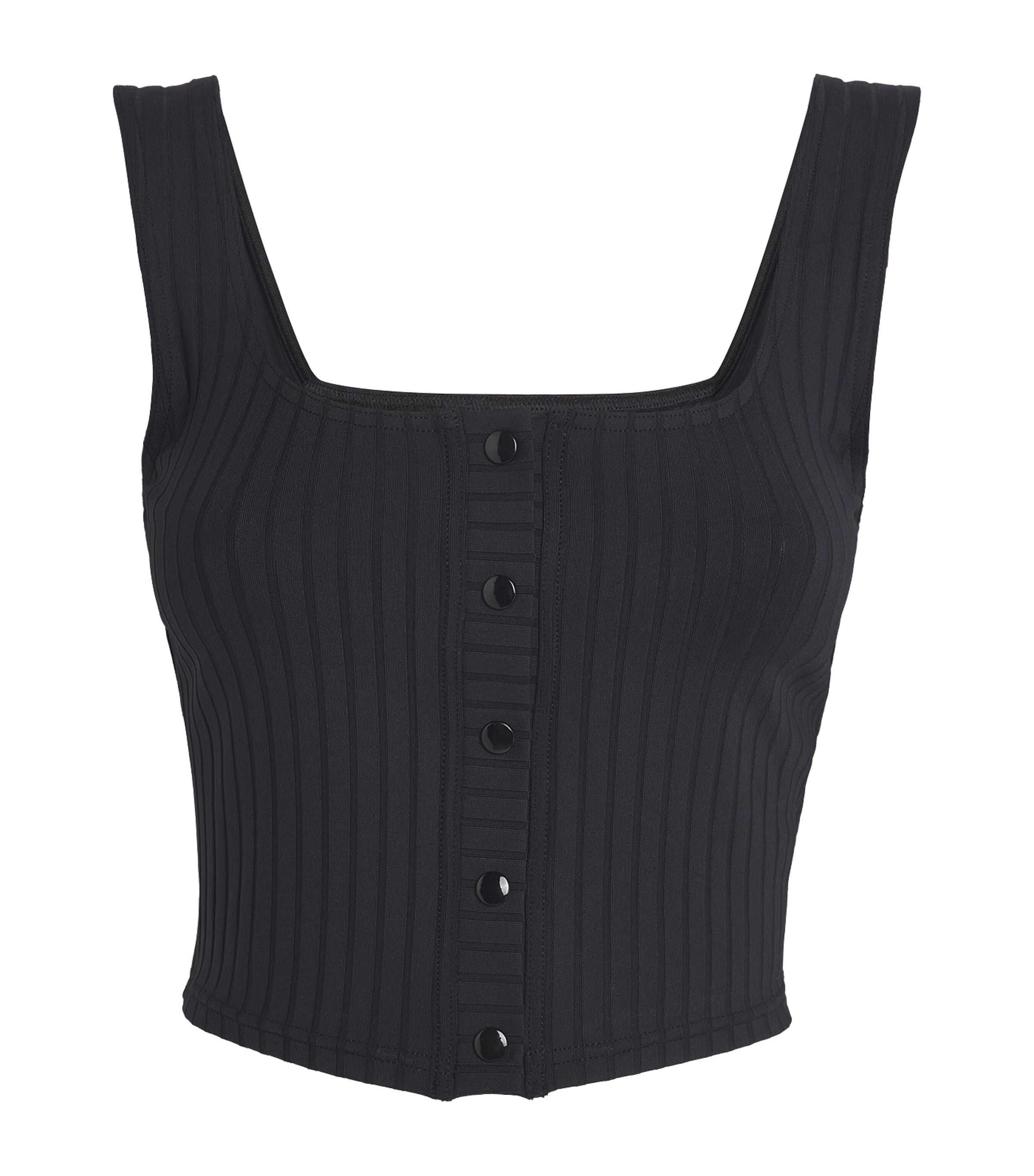 Eres Ribbed Amazonia Tank Top In Black