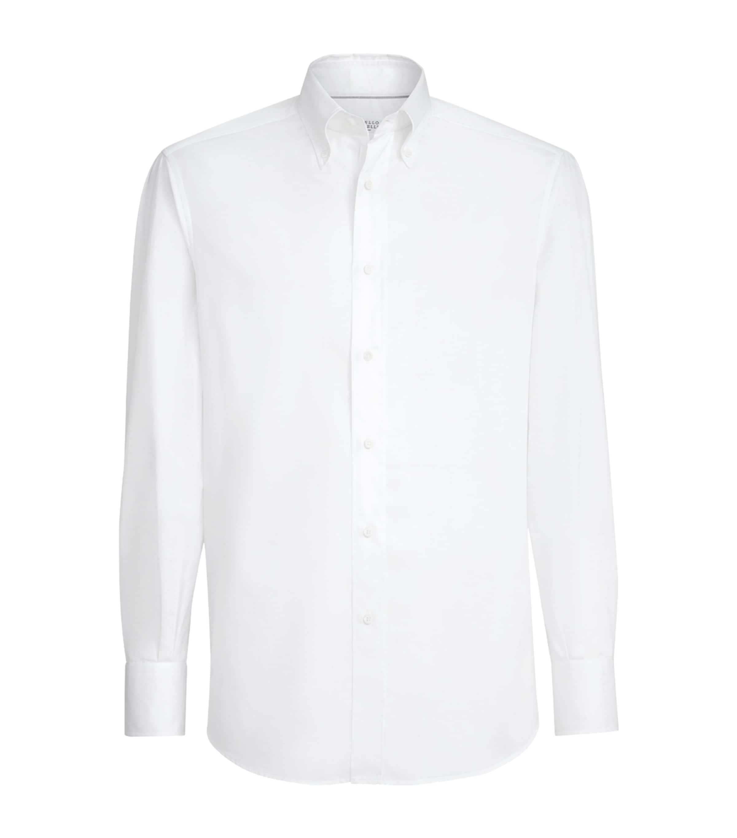 Brunello Cucinelli Mens Cotton Slim Shirt Image 1