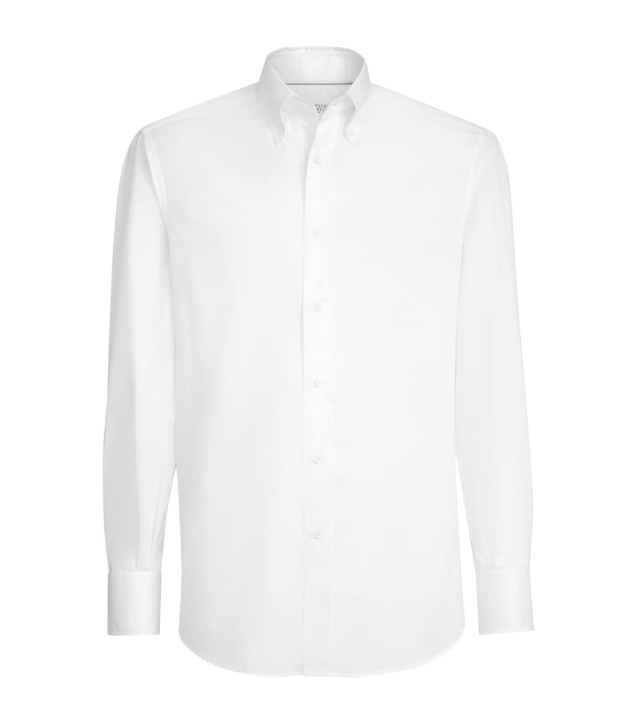 Brunello Cucinelli Mens Cotton Slim Shirt Image 1